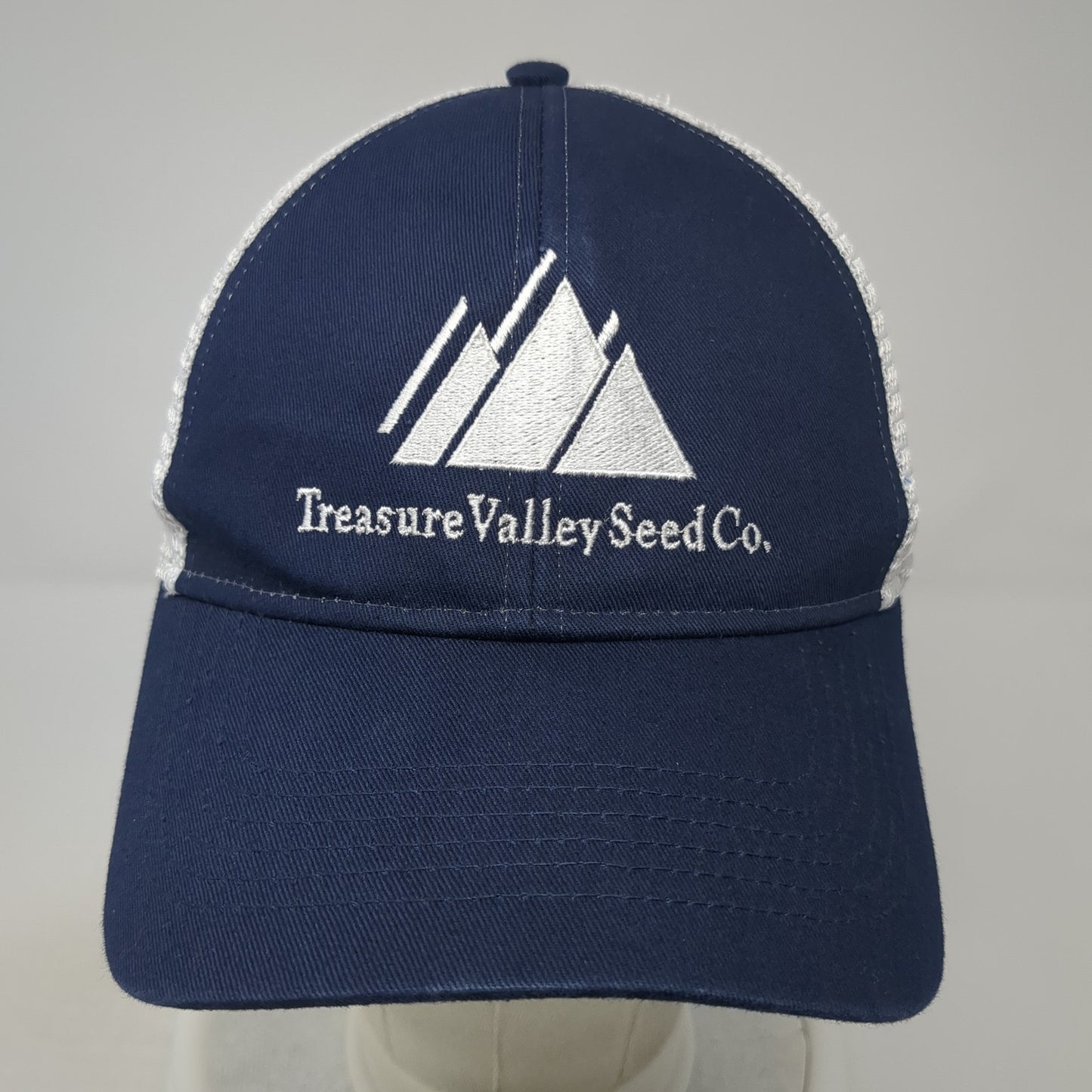 Treasure Valley Seed Co. Snapback Mesh Back Trucker Hat Blue One Size