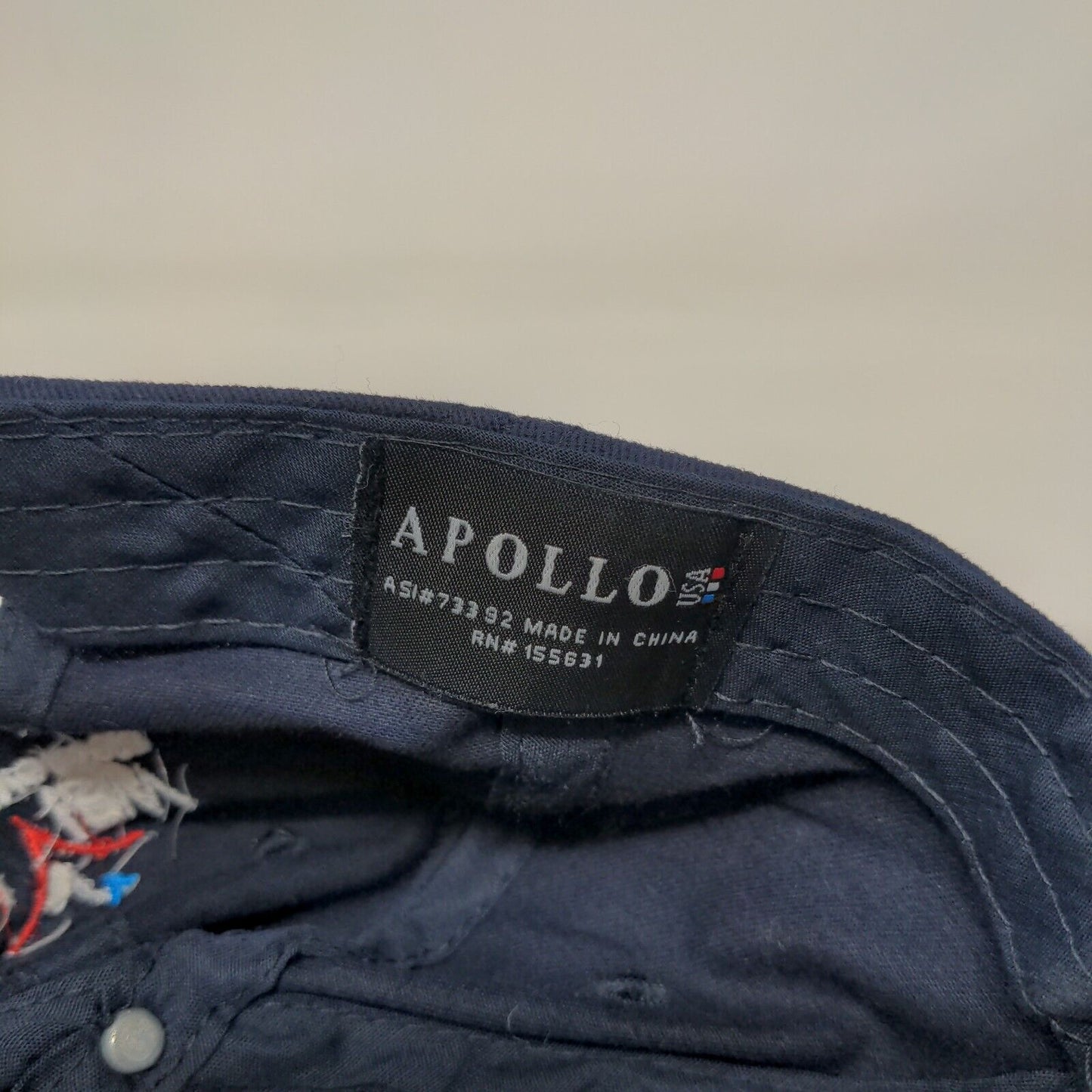 Beach View Smoke Free Casino Resort Blue One Size Embroidered Apollo USA