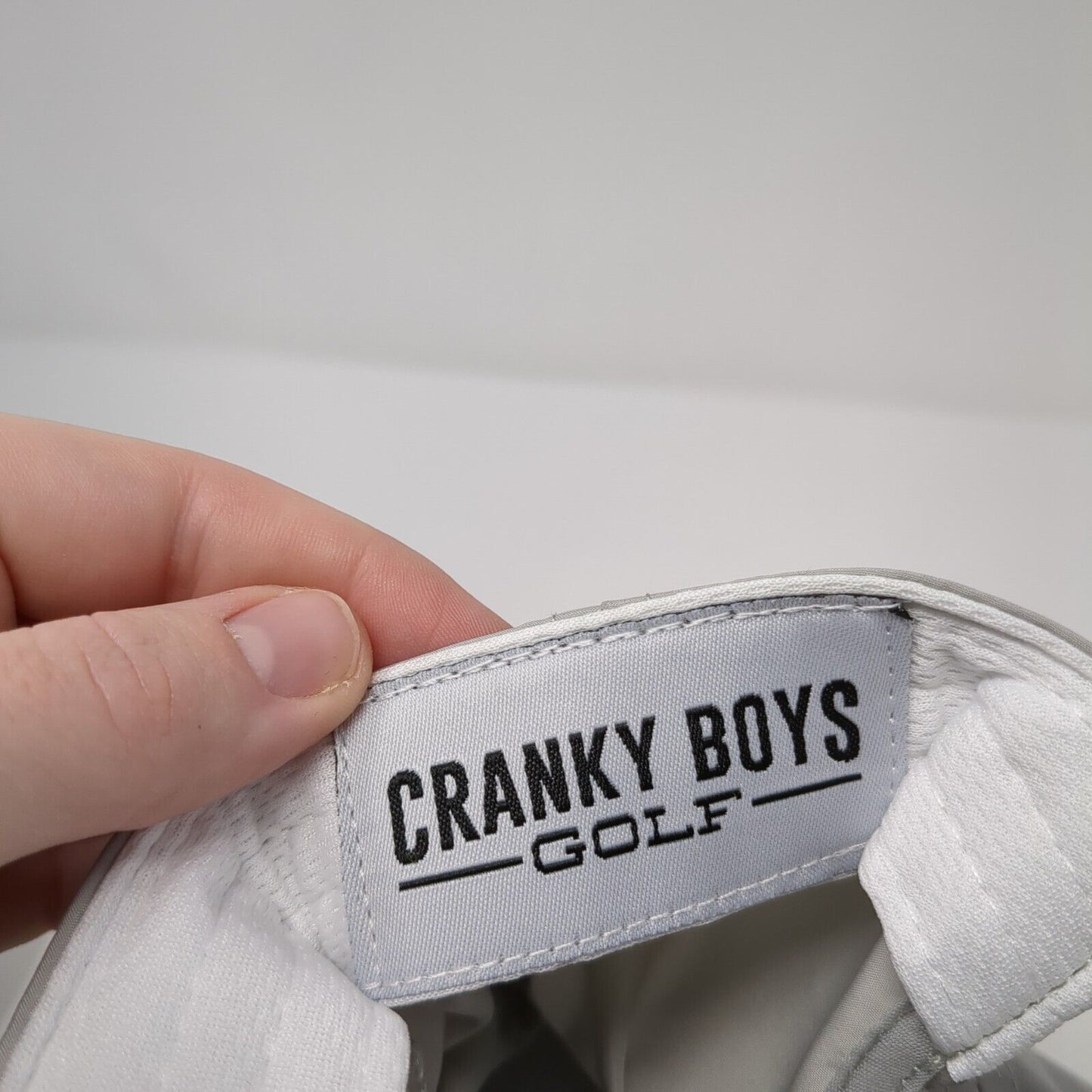 Cranky Boys Golf Snapback Hat Gray One Size Adjustable The Horse Shoe Rope