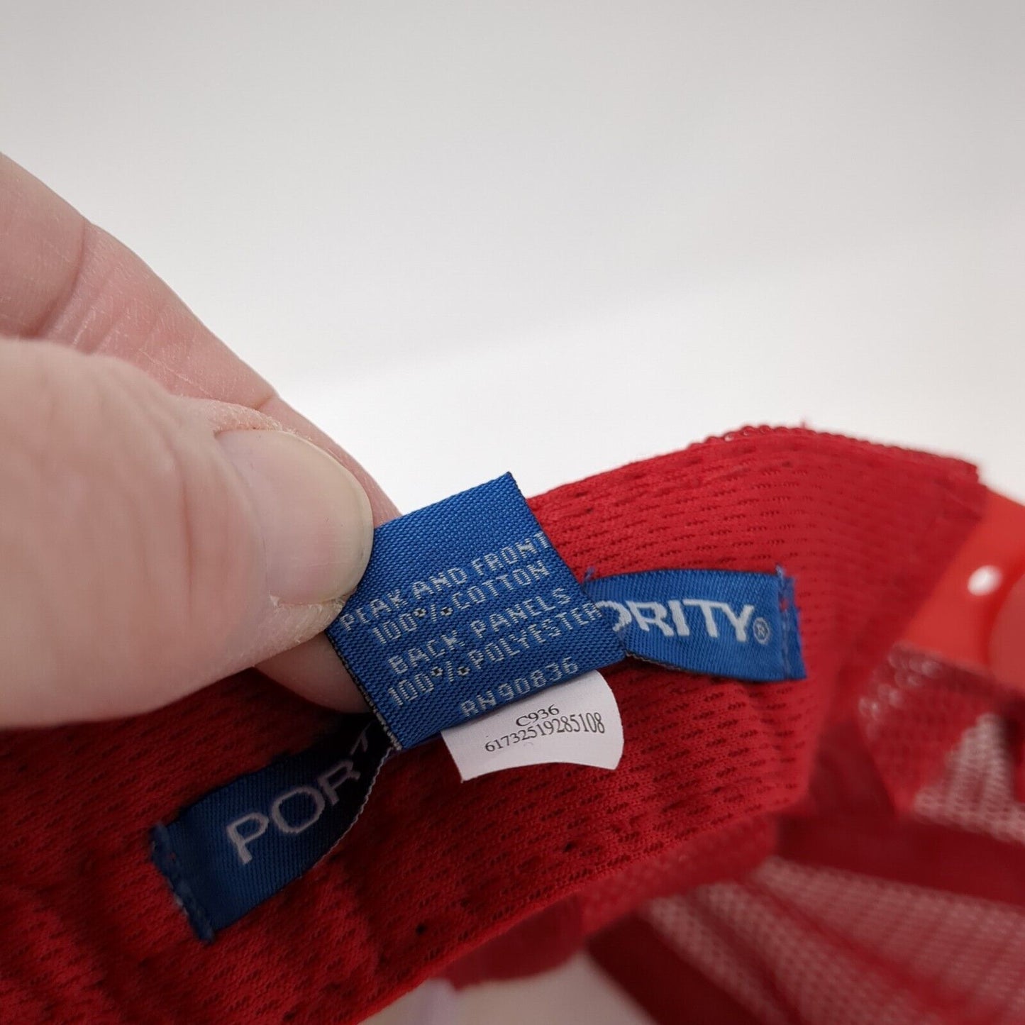 Brave Soccer Snapback Mesh Back Trucker Hat Red One Size Port Authority