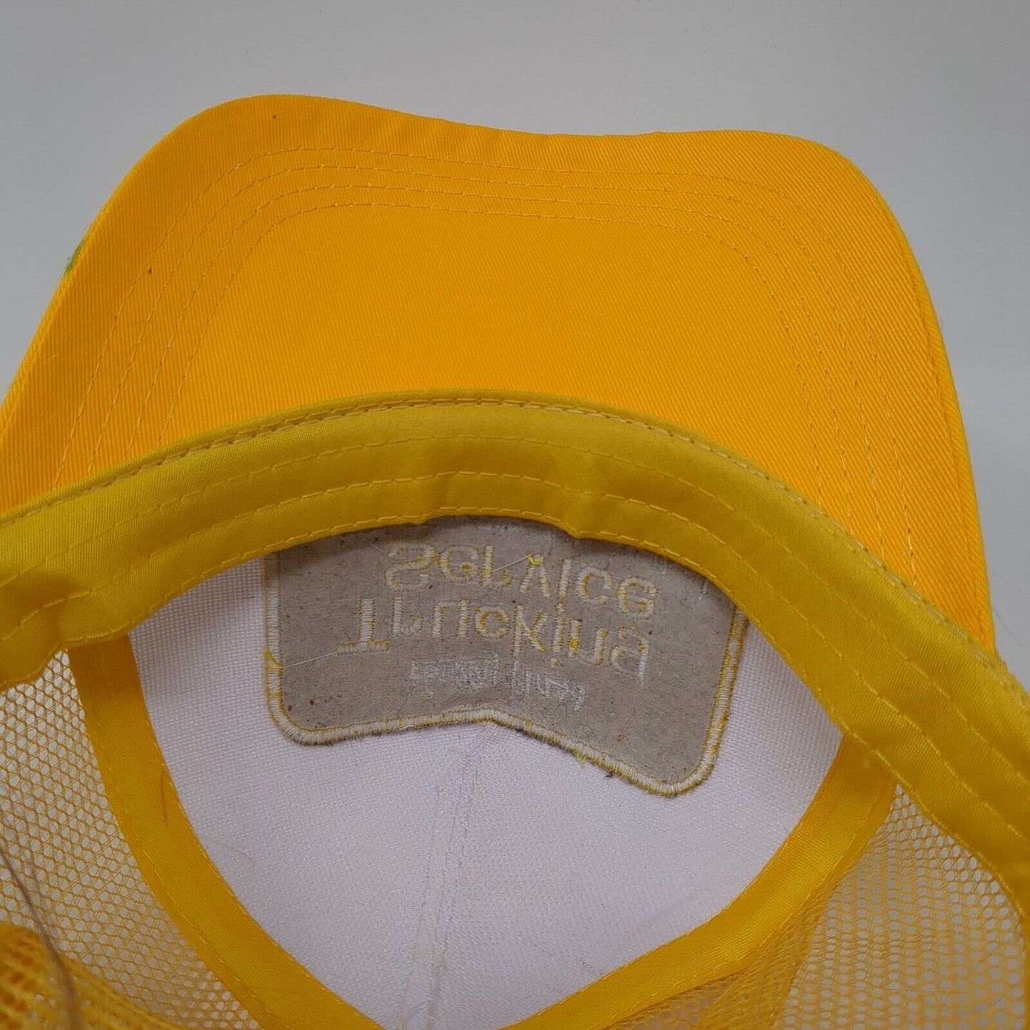 Holly Nass Trucking Service Wig Trucker Hat Yellow OS Adjustable Mesh Back