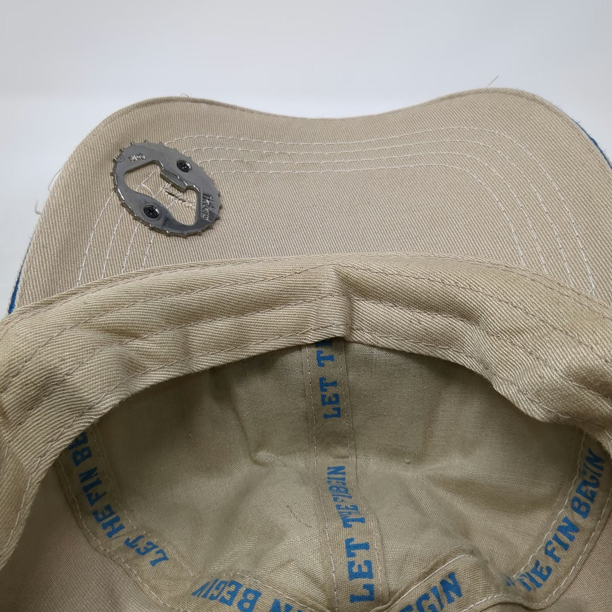 LandShark Lager Margaritaville Beige One Size Baseball Cap Bottle Opener Hat