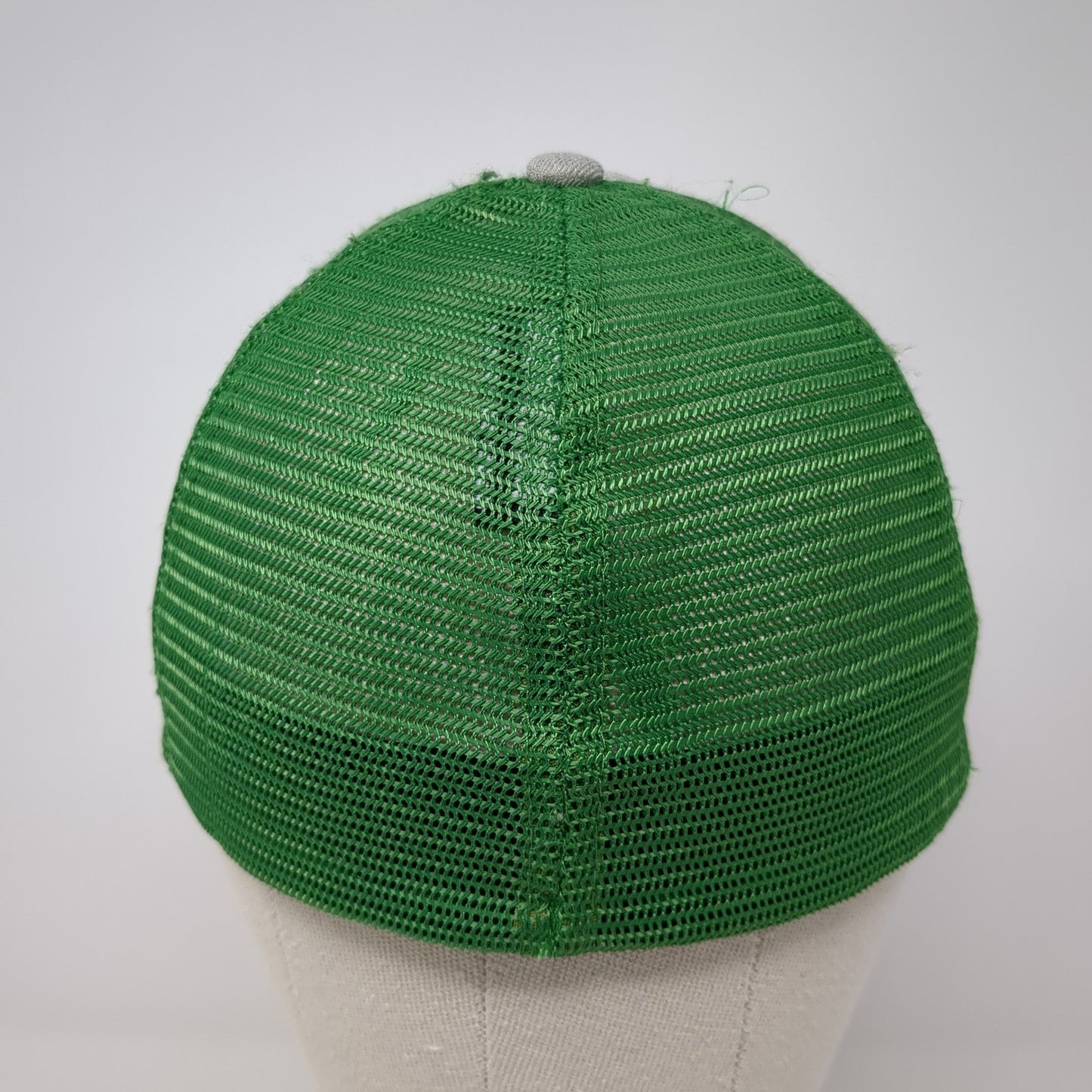 John Deere Logo Fitted Mesh Back Trucker Hat Multi One Size Colorblock