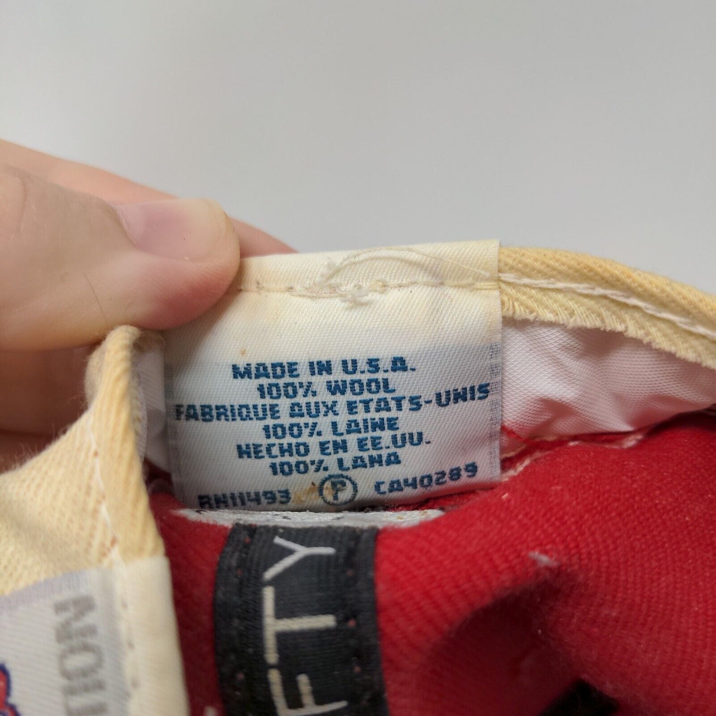 New Era Fitted Hat Washington Nationals Fitted Hat 7 1/8 Slim Fit Vintage USA