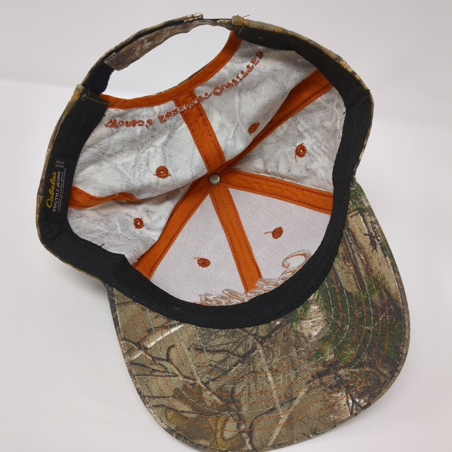 Cabela's World's Foremost Outfitter Strapback Hat Camo Youth One Size