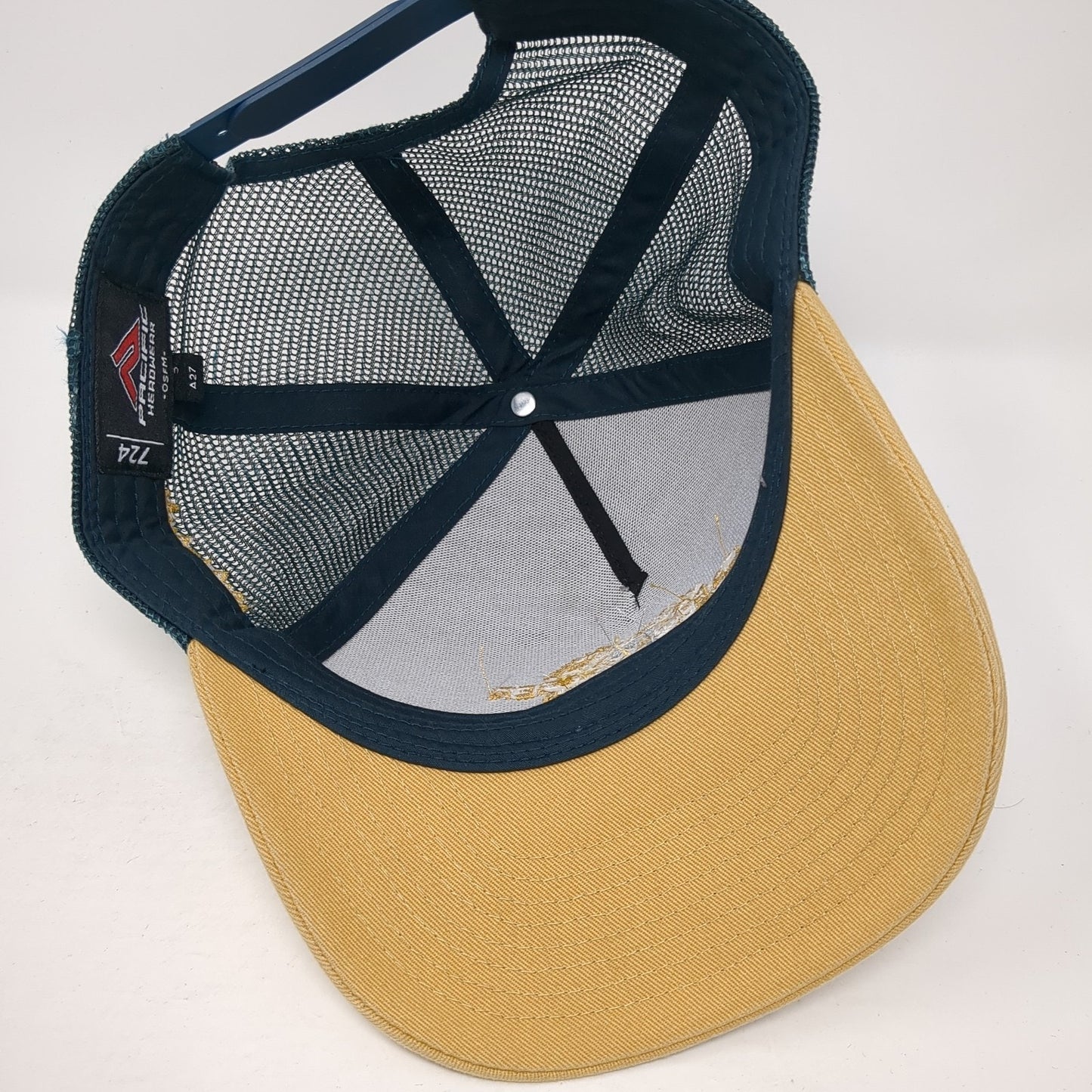 Boise's Pioneer Yard Capital Lumber Trucker Hat Multi One Size Mesh Back