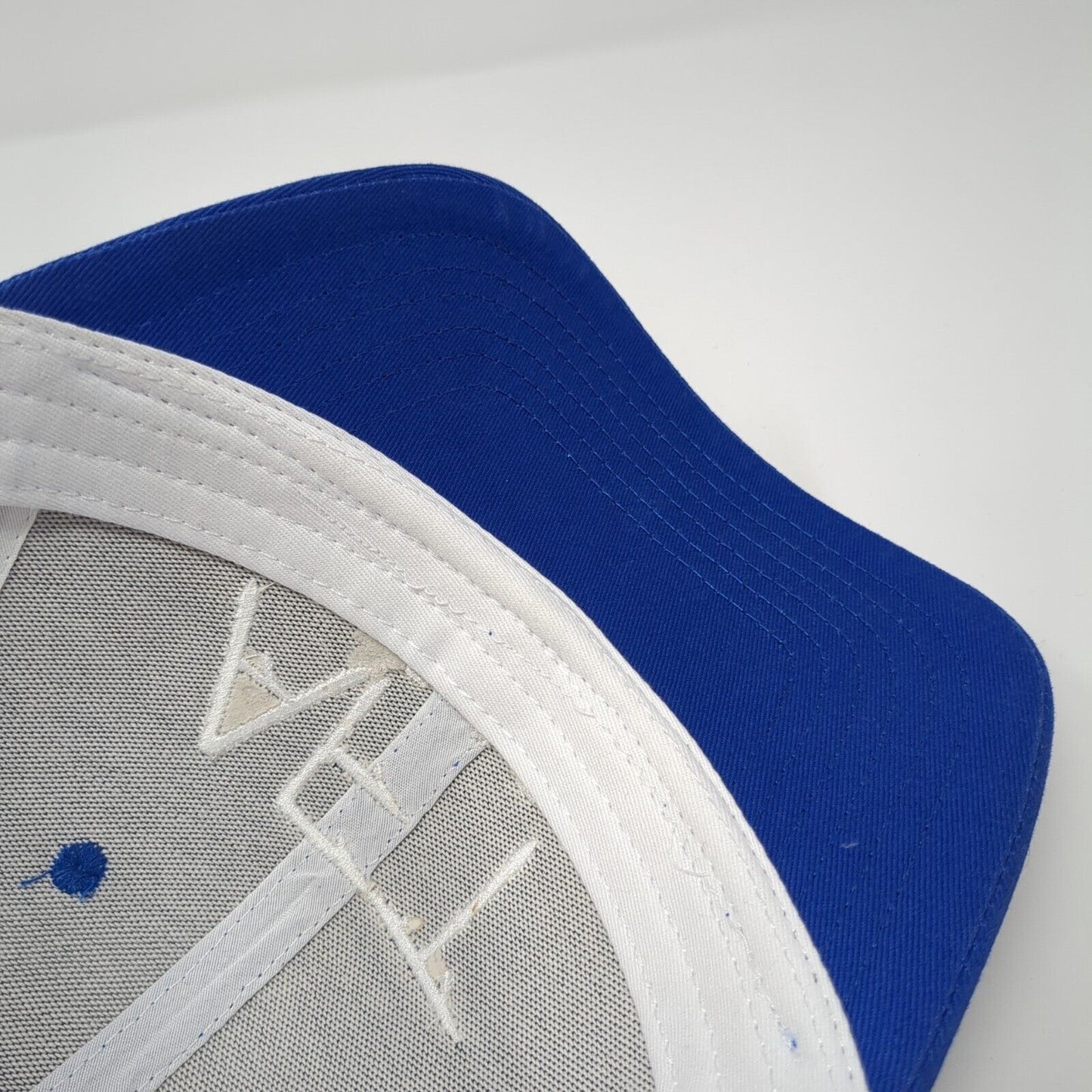 AFT Adams Family Tackle Snapback Trucker Hat Blue One Size Mesh Back