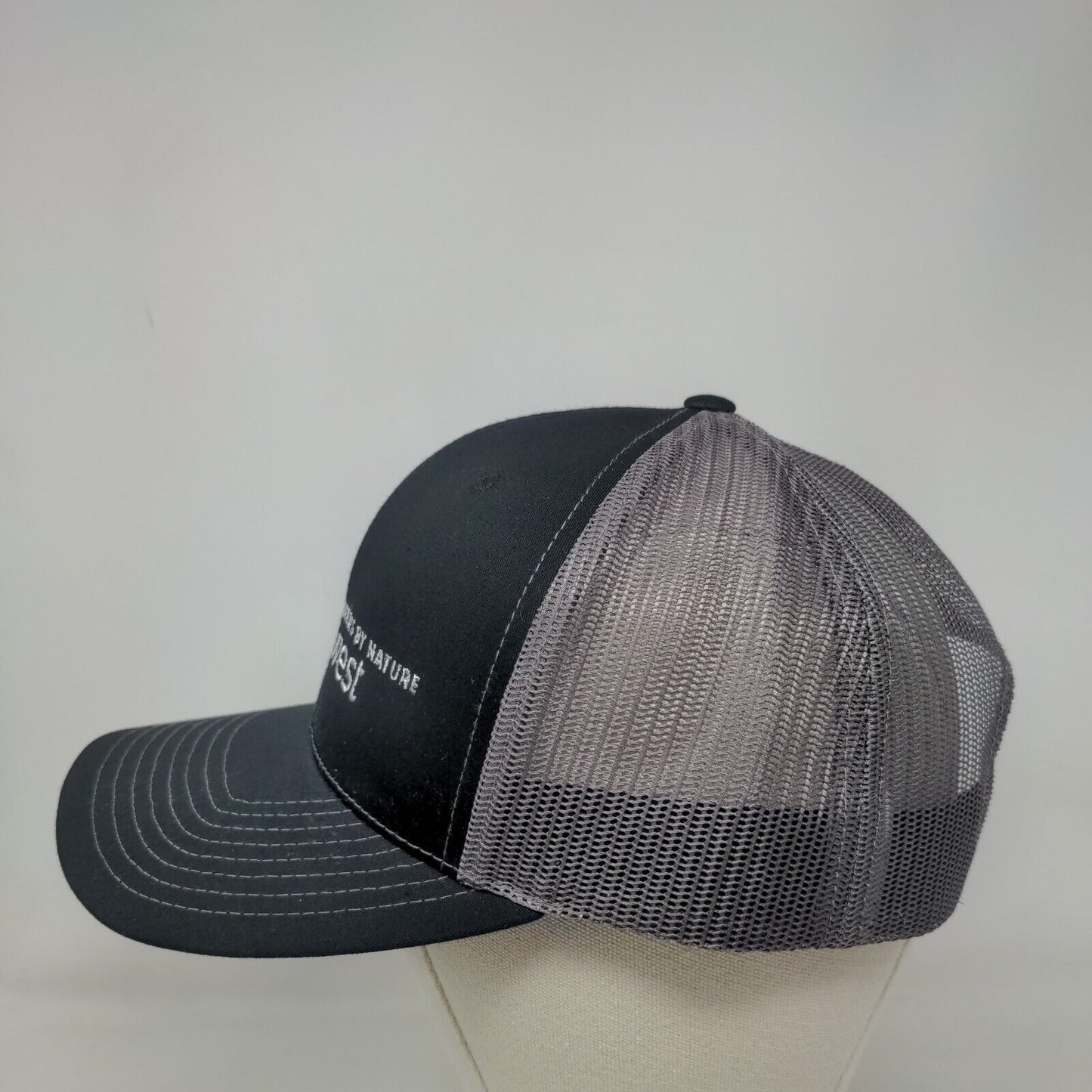 Pioneers by Nature Dairy West Snapback Trucker Hat Black One Size Richardson