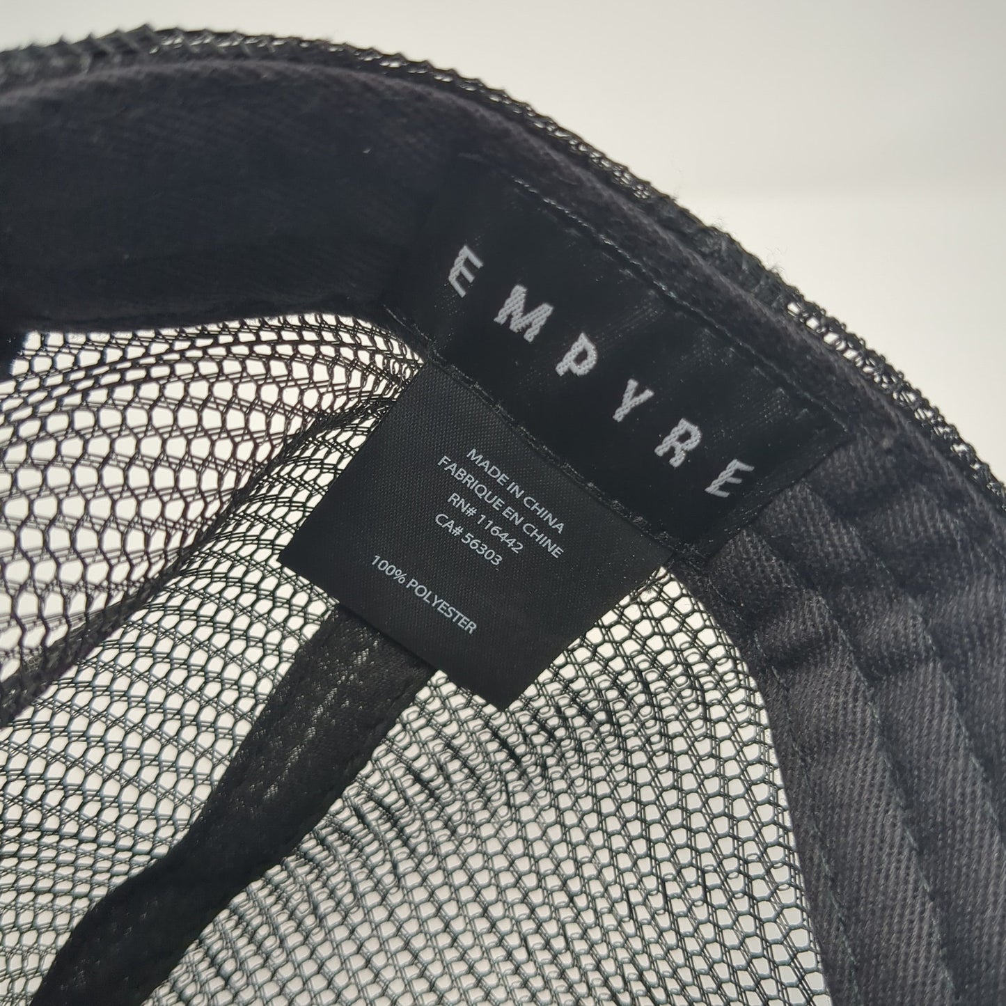 Red Rose Snapback Mesh Back Trucker Hat Black One Size Adjustable Empyre