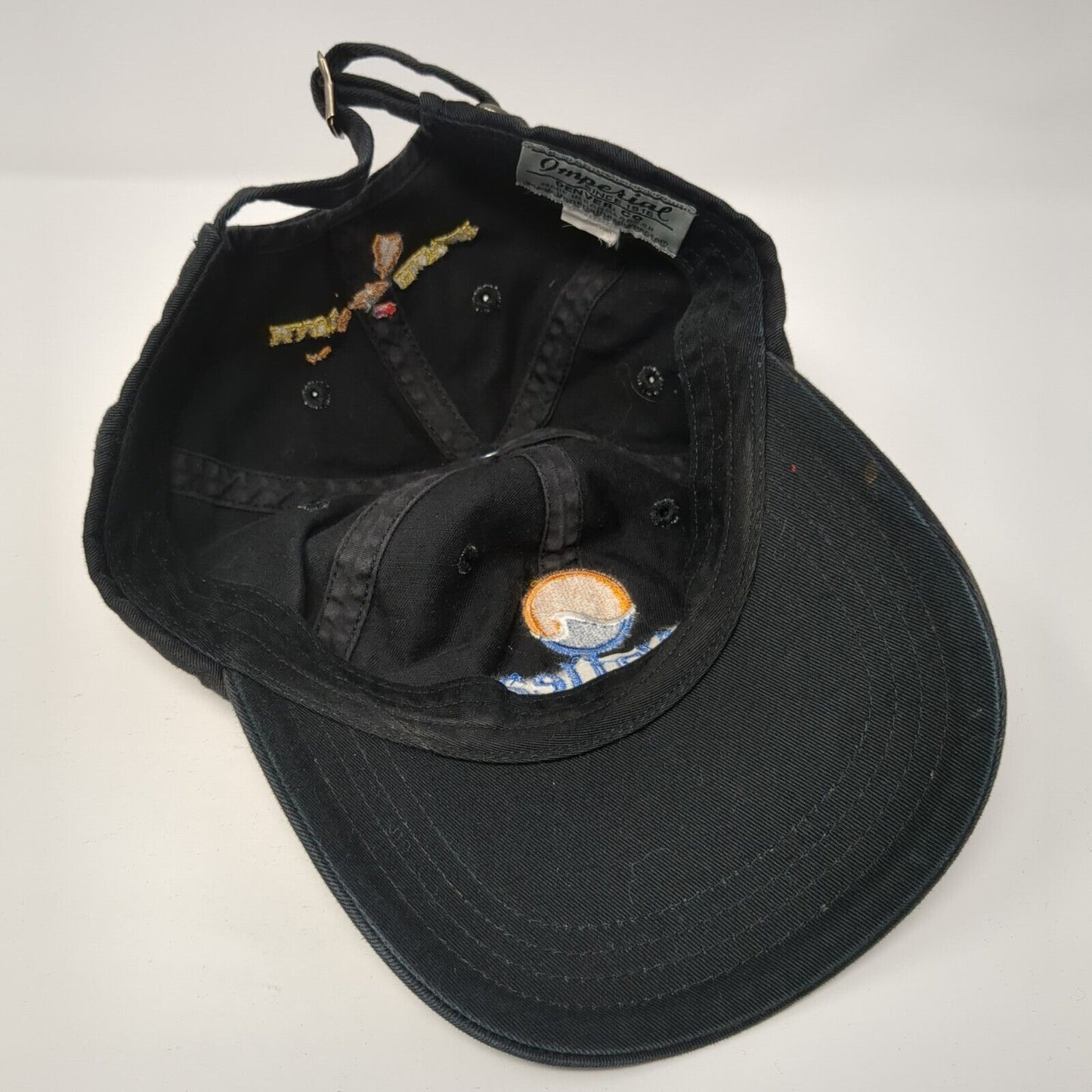 Wailea Maui Hawaii Slideback Hat Black One Size Adjustable Imperial