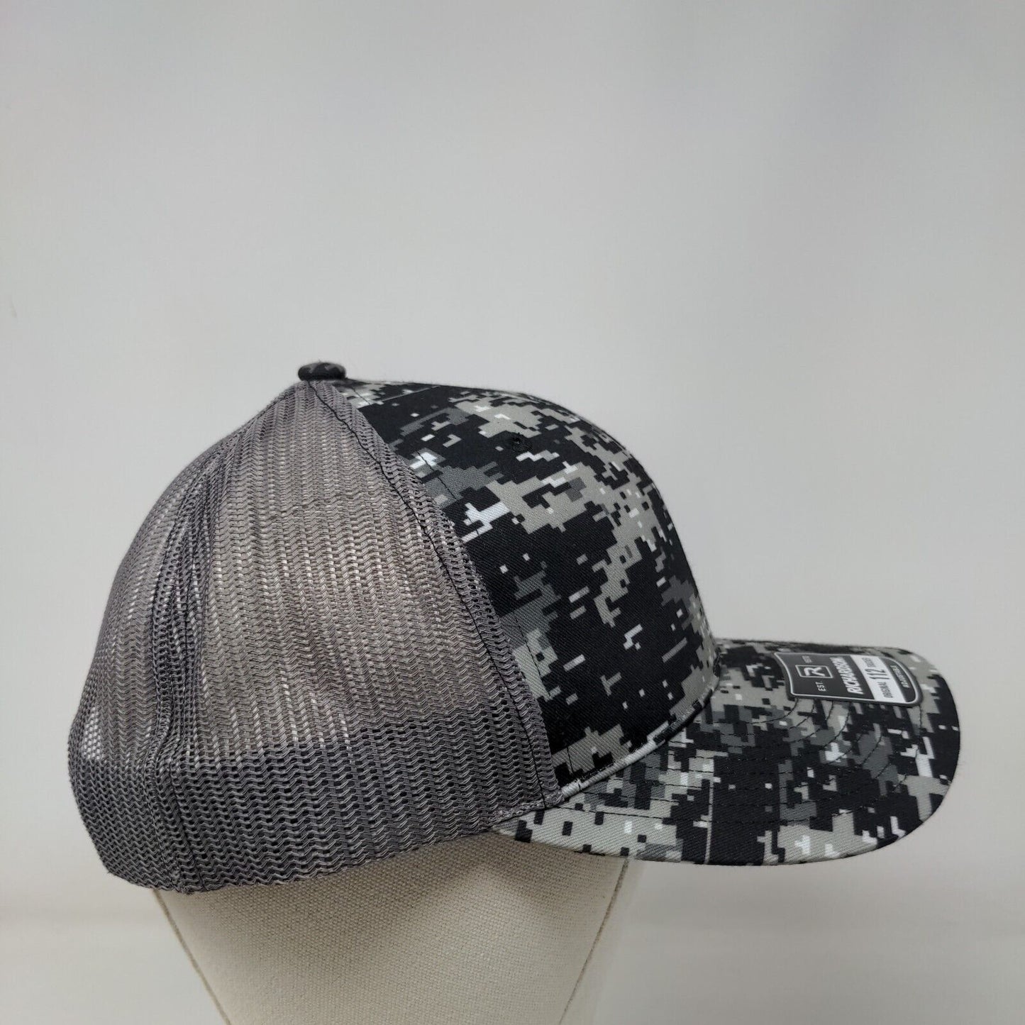 Tampa Bay Plumbers Snapback Mesh Back Trucker Hat Black Digital Camo Adjustable