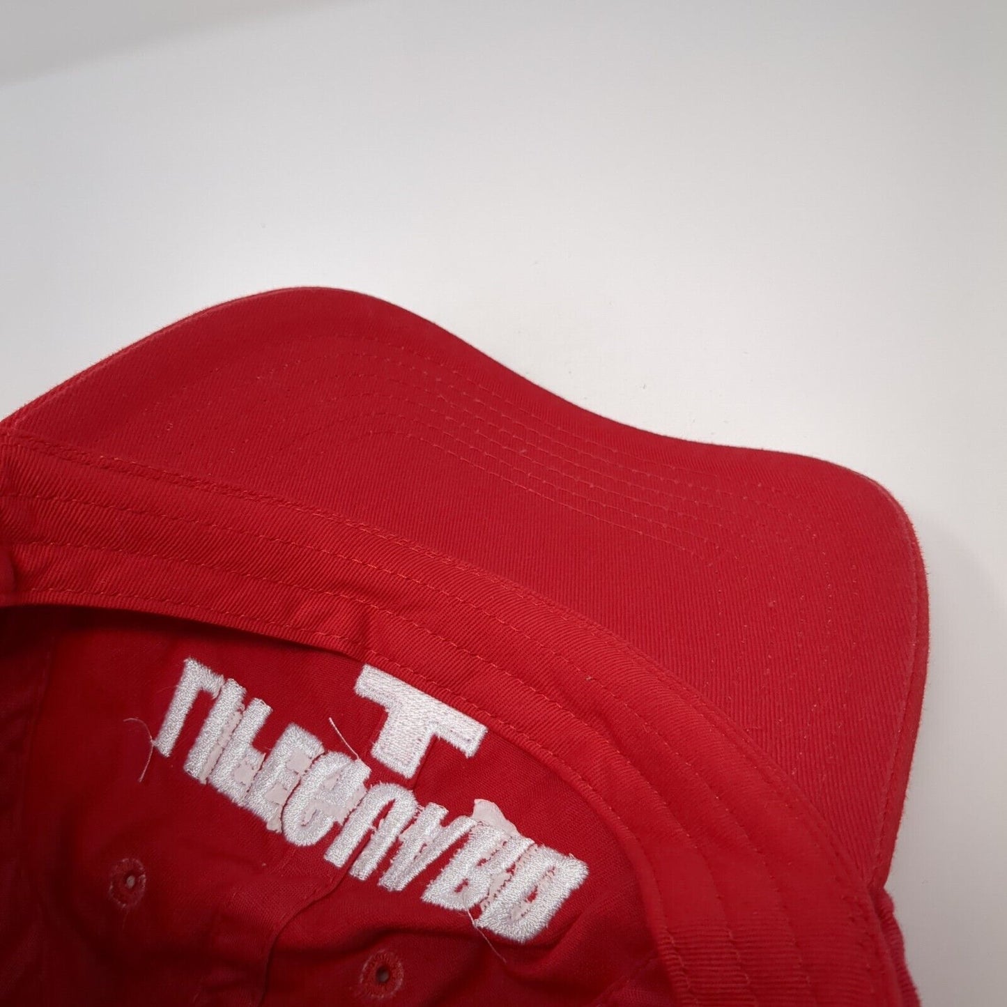 Lifeguard Slideback Hat Red One Size Adjustable Embroidered Vented Holes