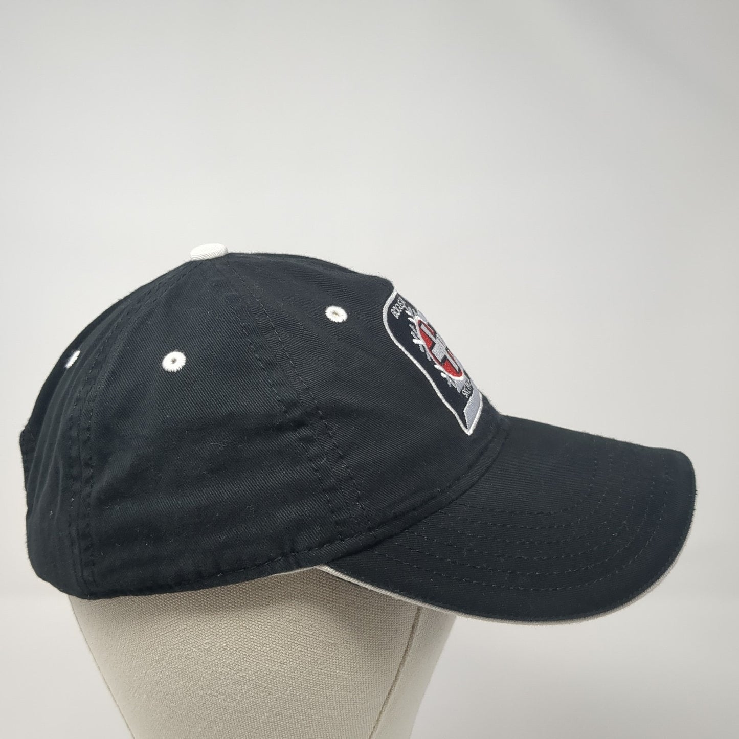 Bogus Basin Ski Patrol Slideback Hat Black One Size Embroidered Sportsman