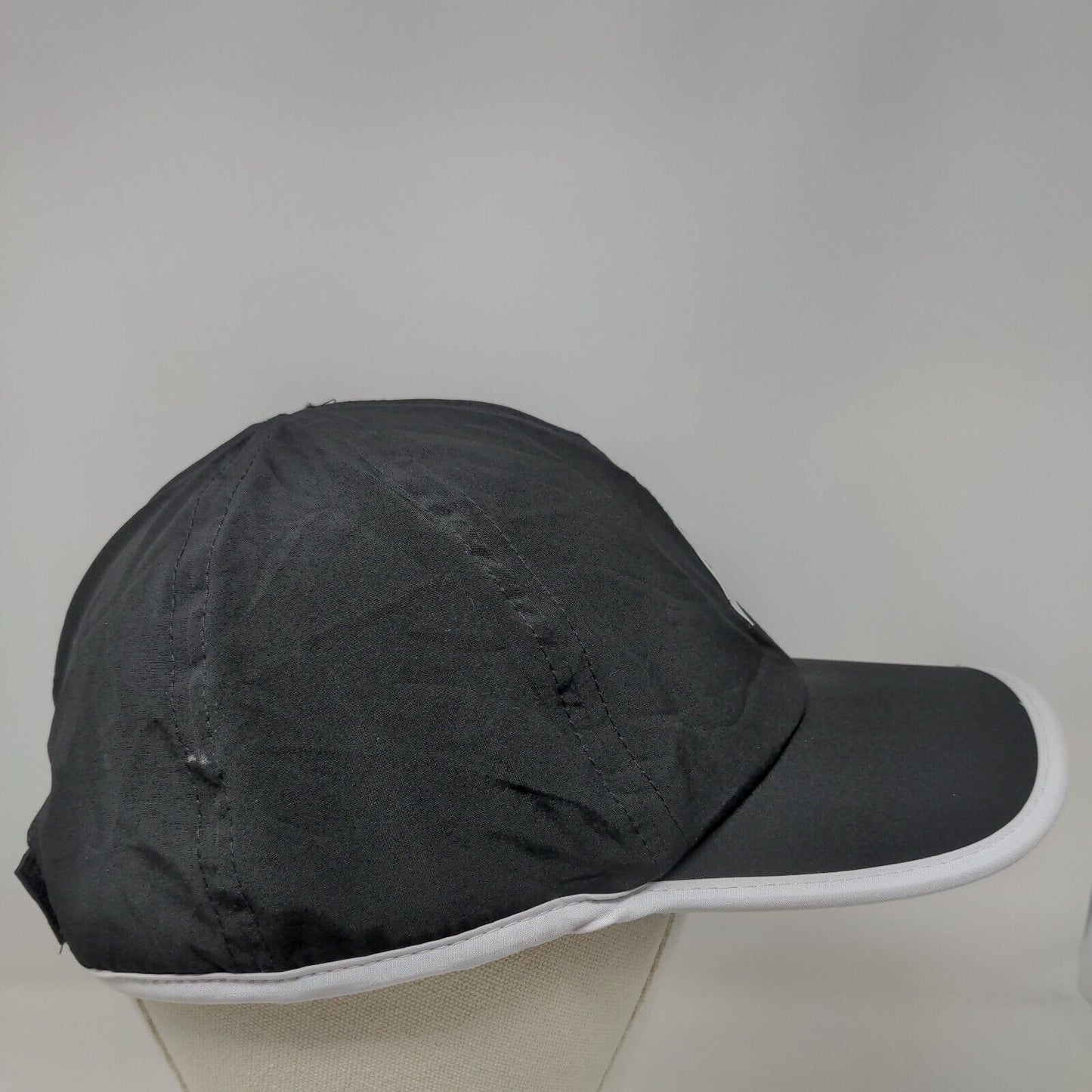 Arctic Cool Strapback Hat Black One Size Adjustable Embroidered Logo