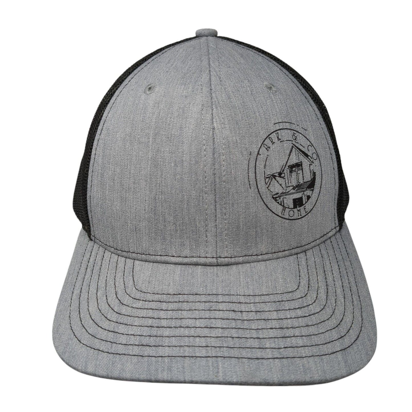 Ark & Co Home Snapback Trucker Hat Gray OS Adjustable Mesh Back Richardson