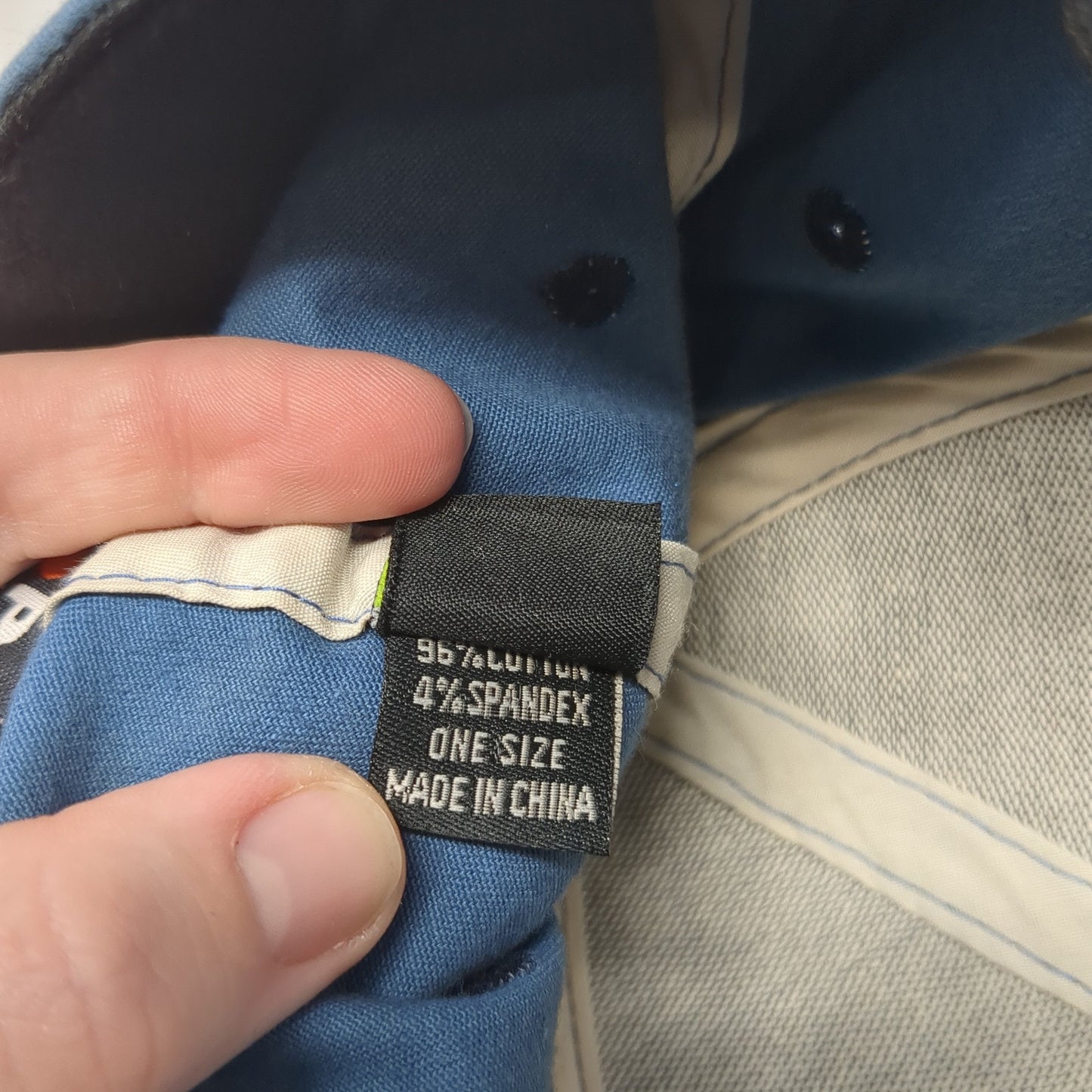 Sanctuary Colorado Fitted Baseball Cap Blue XL Embroidered Lightweight Pukka