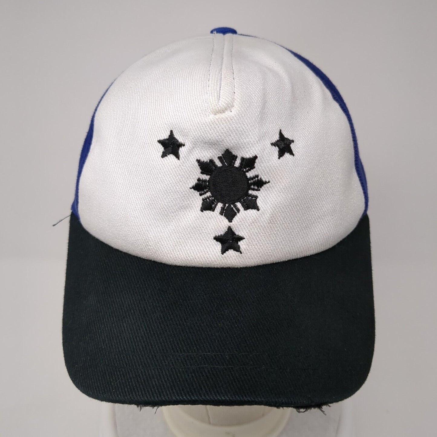 Pinoy Ako Slideback Hat Multicolor OS Adjustable Embroidered Patriotic 6 Panel