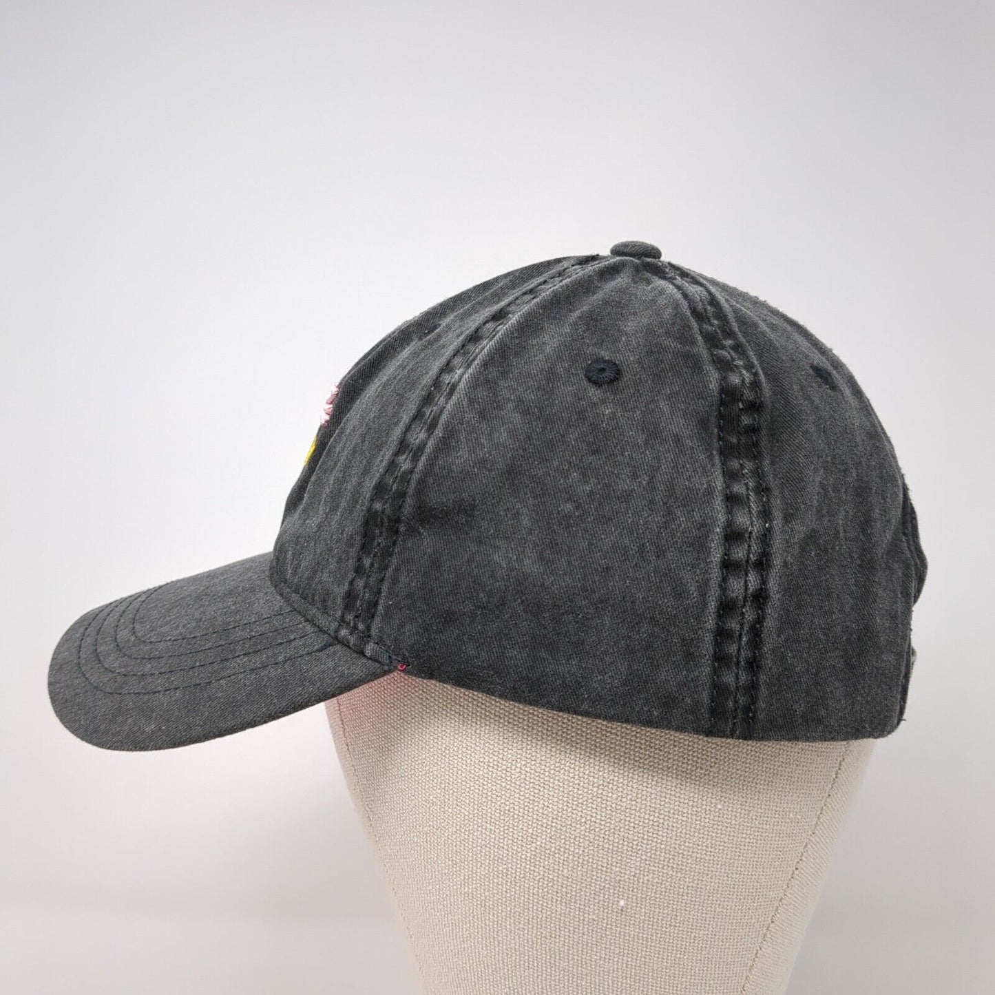 Vacay Babe Slideback Hat Gray One Size Adjustable Embroidered Vented Holes