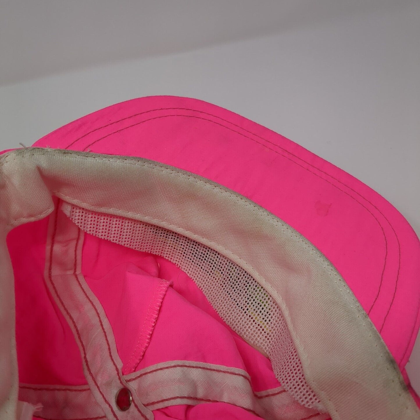 G.O. Gary Ormsby Racing Slideback Hat Pink One Size Leather Strap