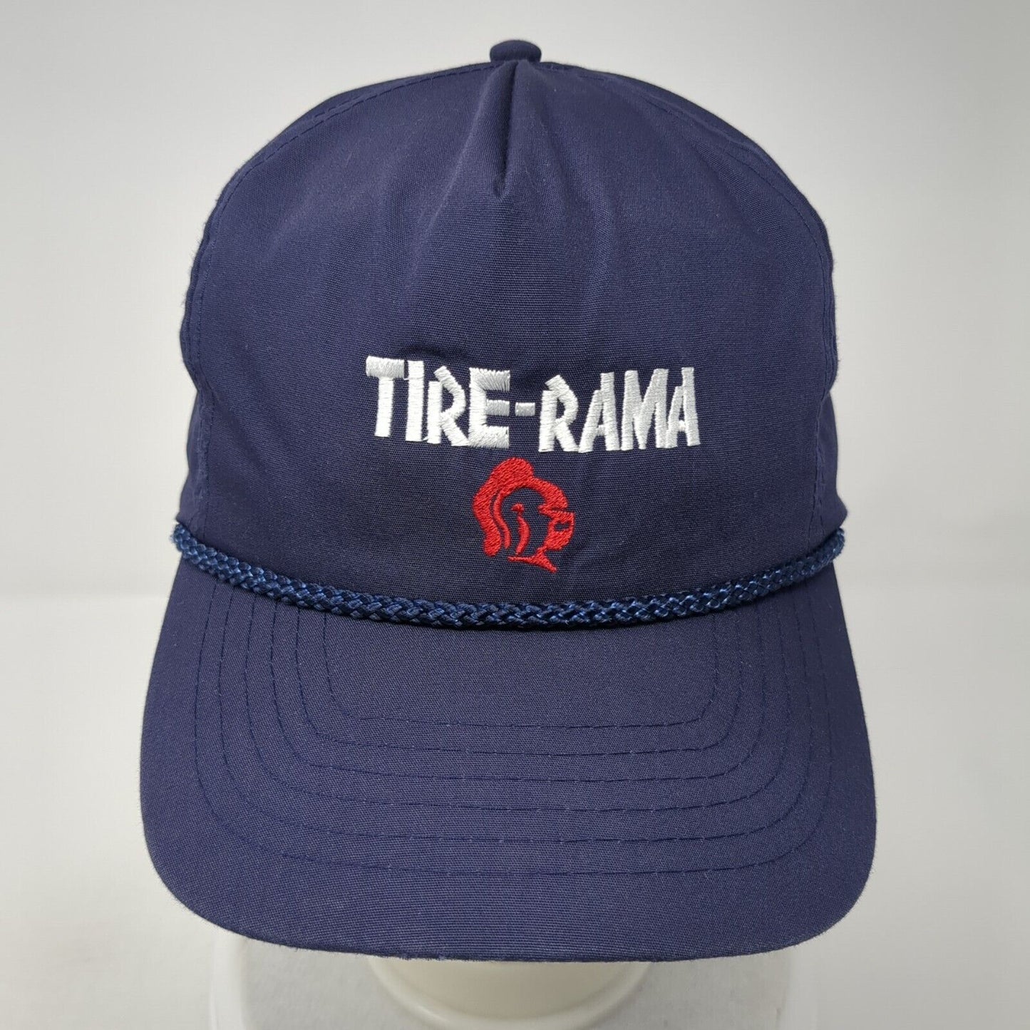 Tire-Rama Cooper Tire Slideback Hat Blue One Size Adjustable Embroidered Rope