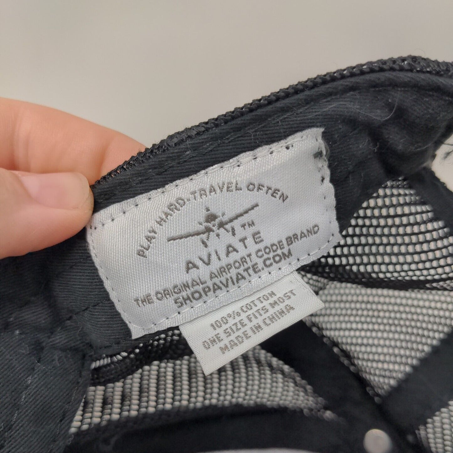 BHM Aviate Snapback Mesh Back Trucker Hat Black OSFM Solid 6 Panel