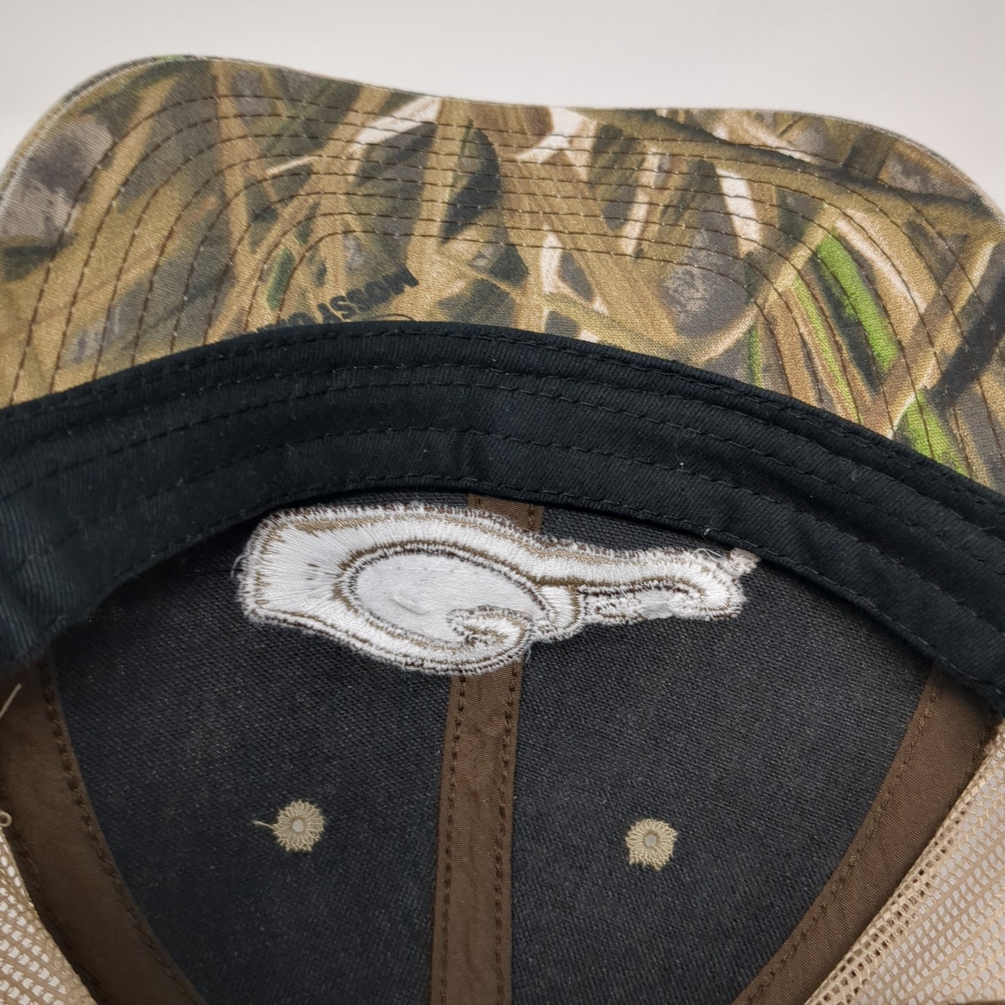 Drake Strapback Trucker Hat Multicolor One Size Mesh Back Camo Hunting