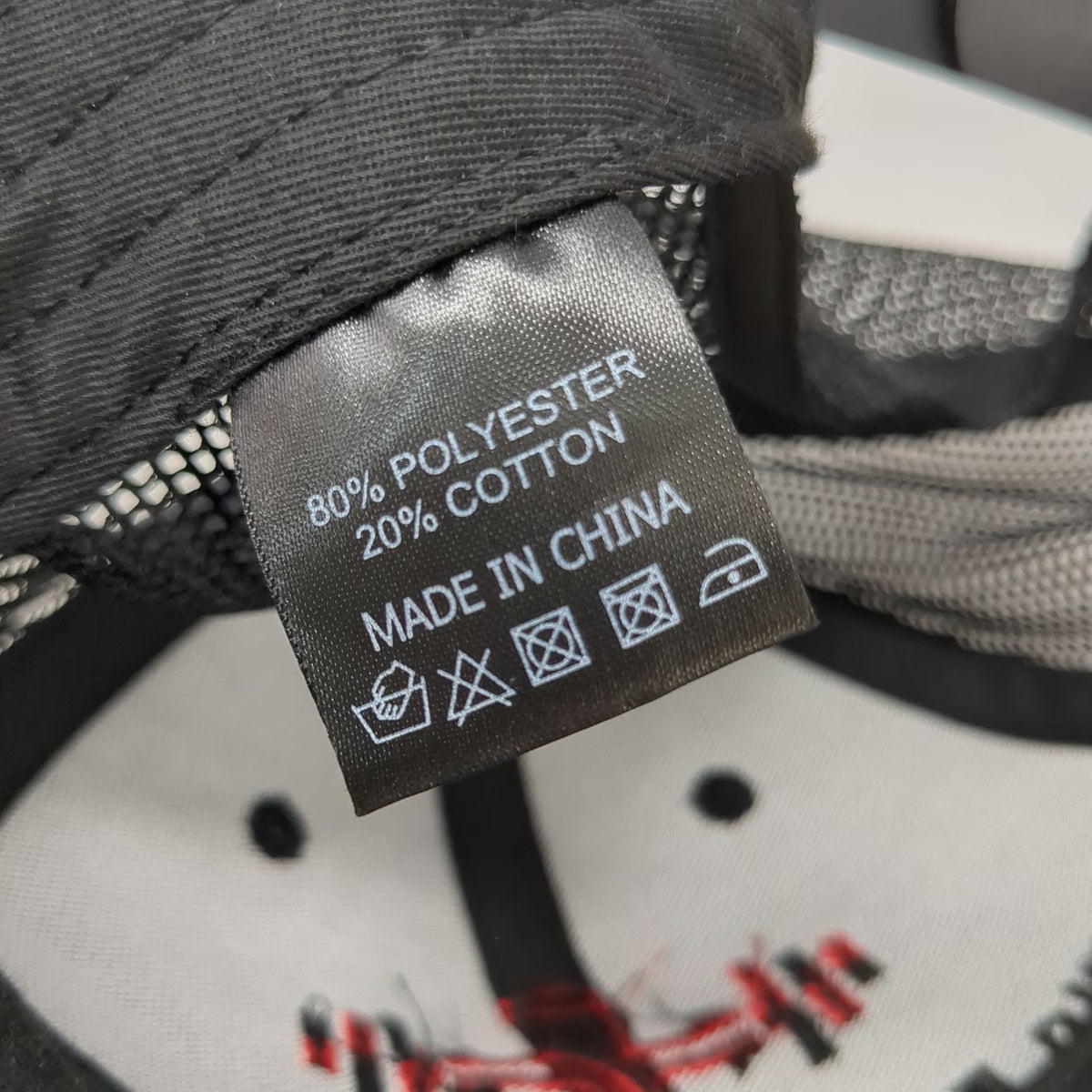 Trucker Hat Black One Size No Excuses Fitness Gym Workout Mesh Snapback Hat