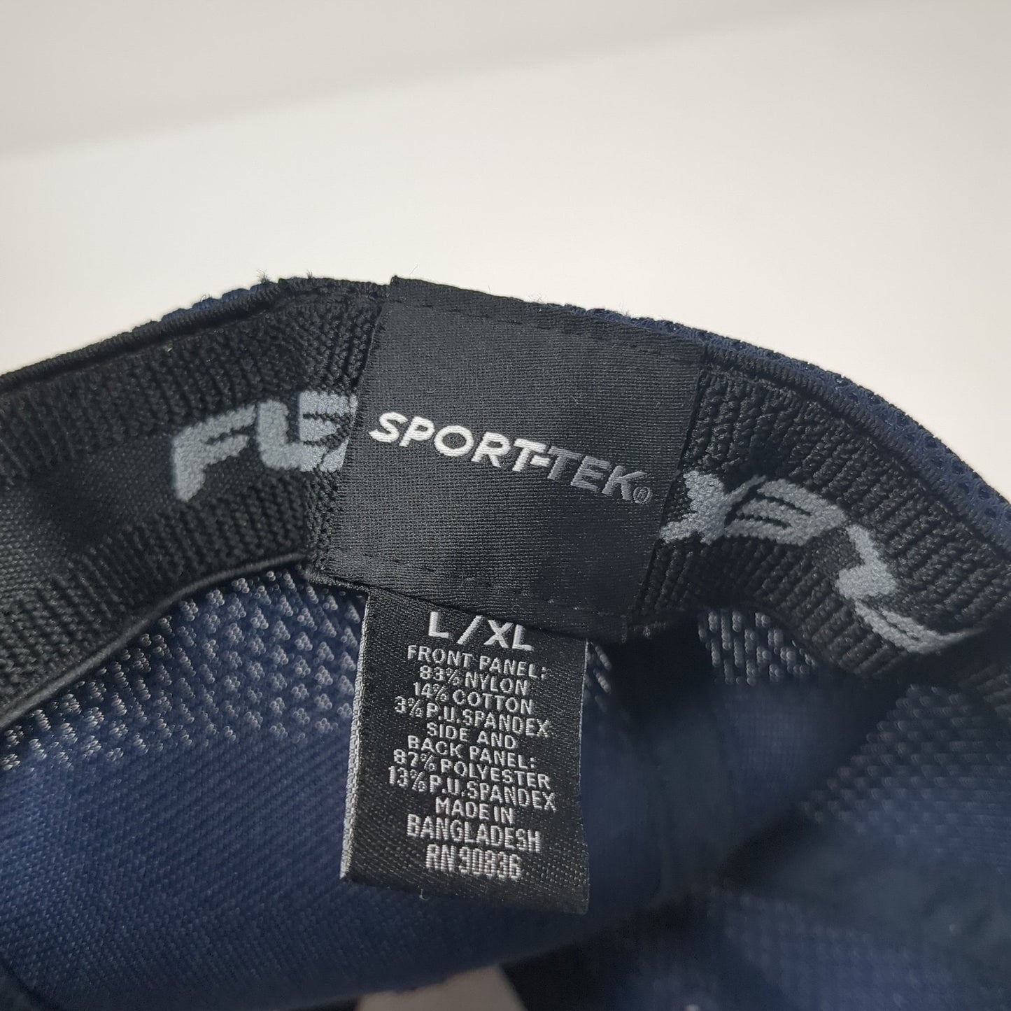 Cal Solar Inc Fitted Hat Blue XL Embroidered Solid Flexfit Sport-Tek