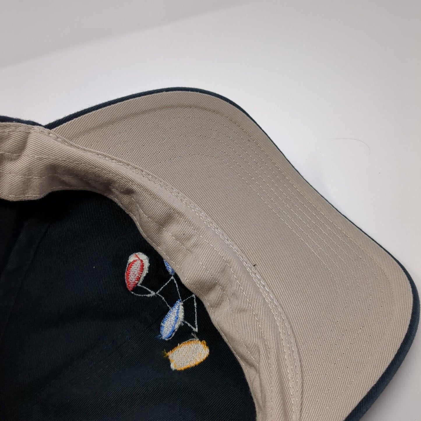 Richardson Slideback Hat Black One Size Adjustable Embroidered Style 330 Cotton
