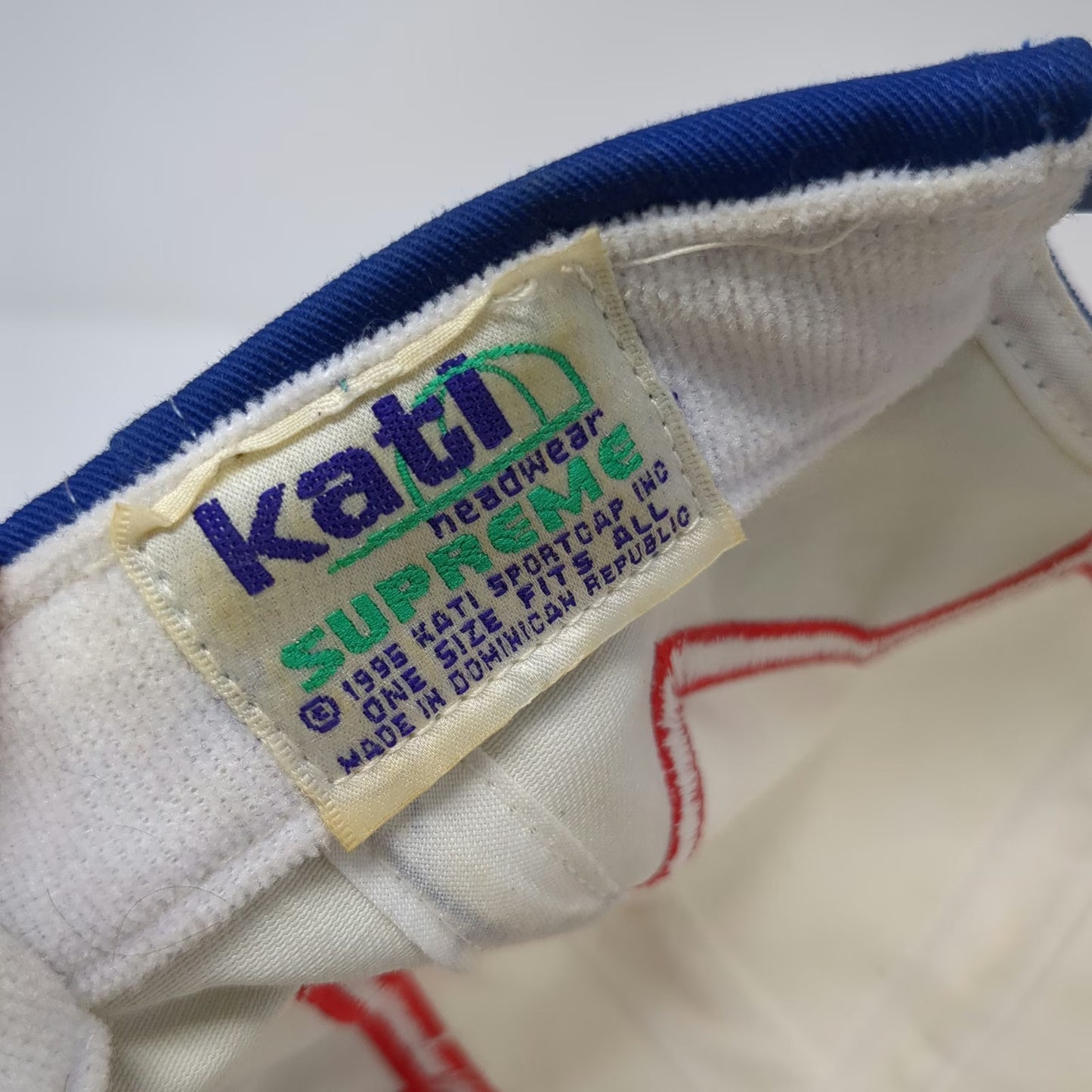 Kati Baseball Cap White Coach USA Safety Team Graphic Embroidery Hat Vintage