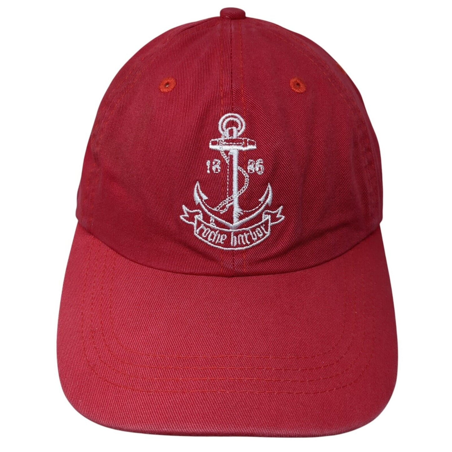 Roche Harbor Slideback Hat Red One Size San Juan Island Gear For Sports