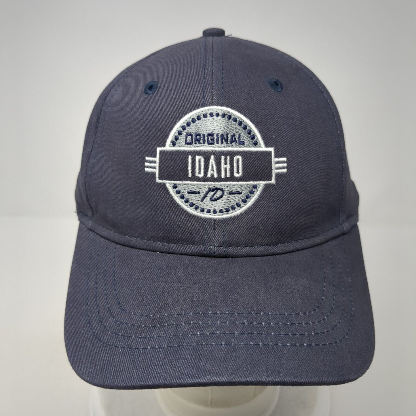 Original Idaho ID Slideback Hat Blue One Size Adjustable Embroidered Paramount