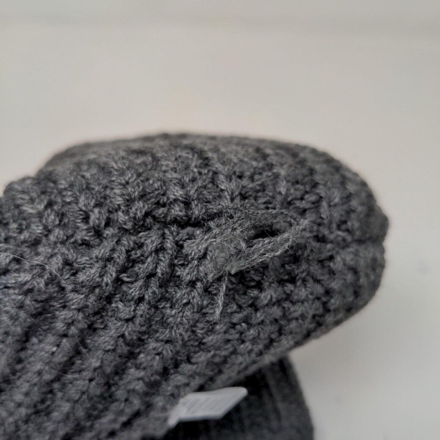 NVA Compassion First Hospital Men's Knit Beanie Hat Cap Gray Embroidered Logo