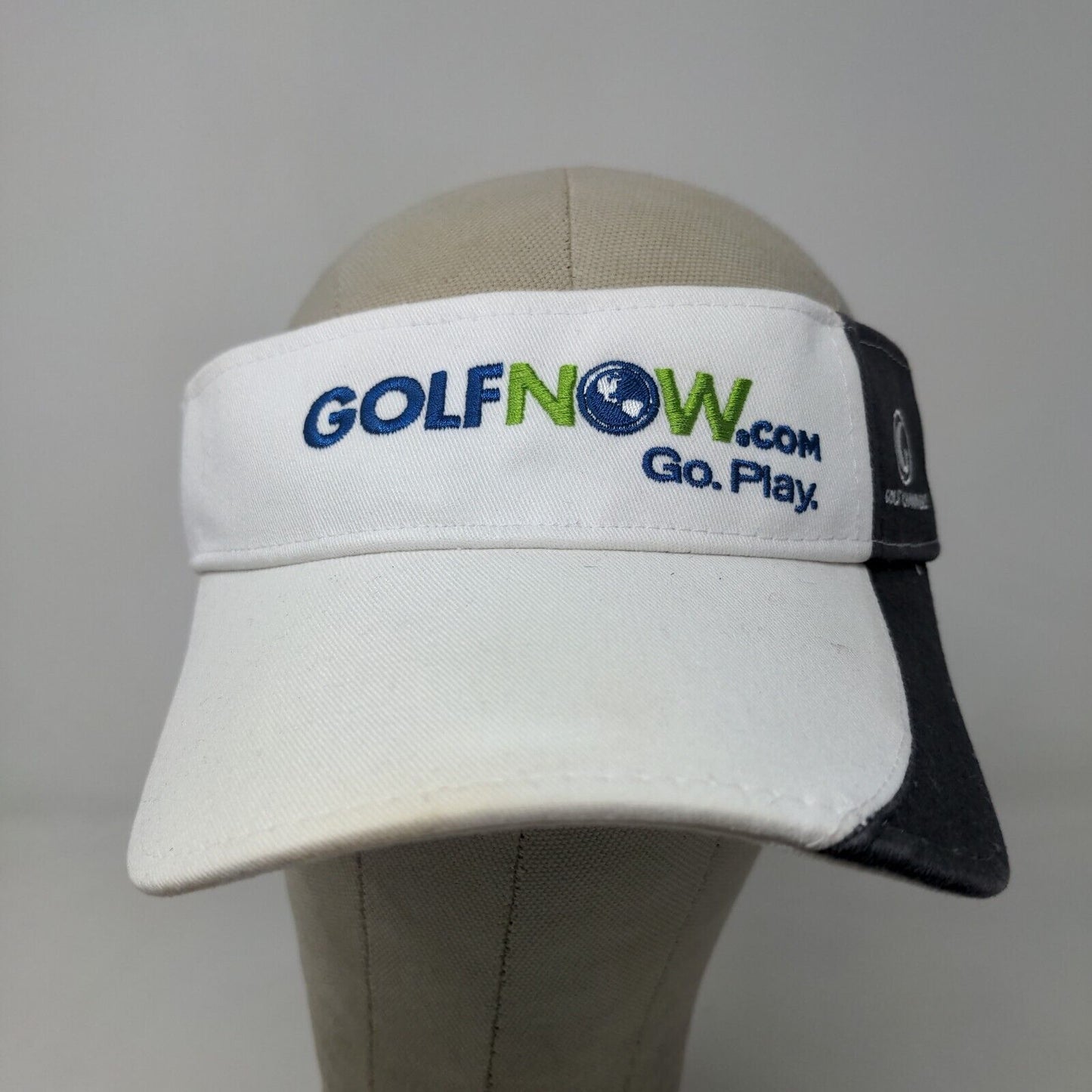 Golf Channel Men's Strapback Hat White Size OS Embroidered GolfNow Logo