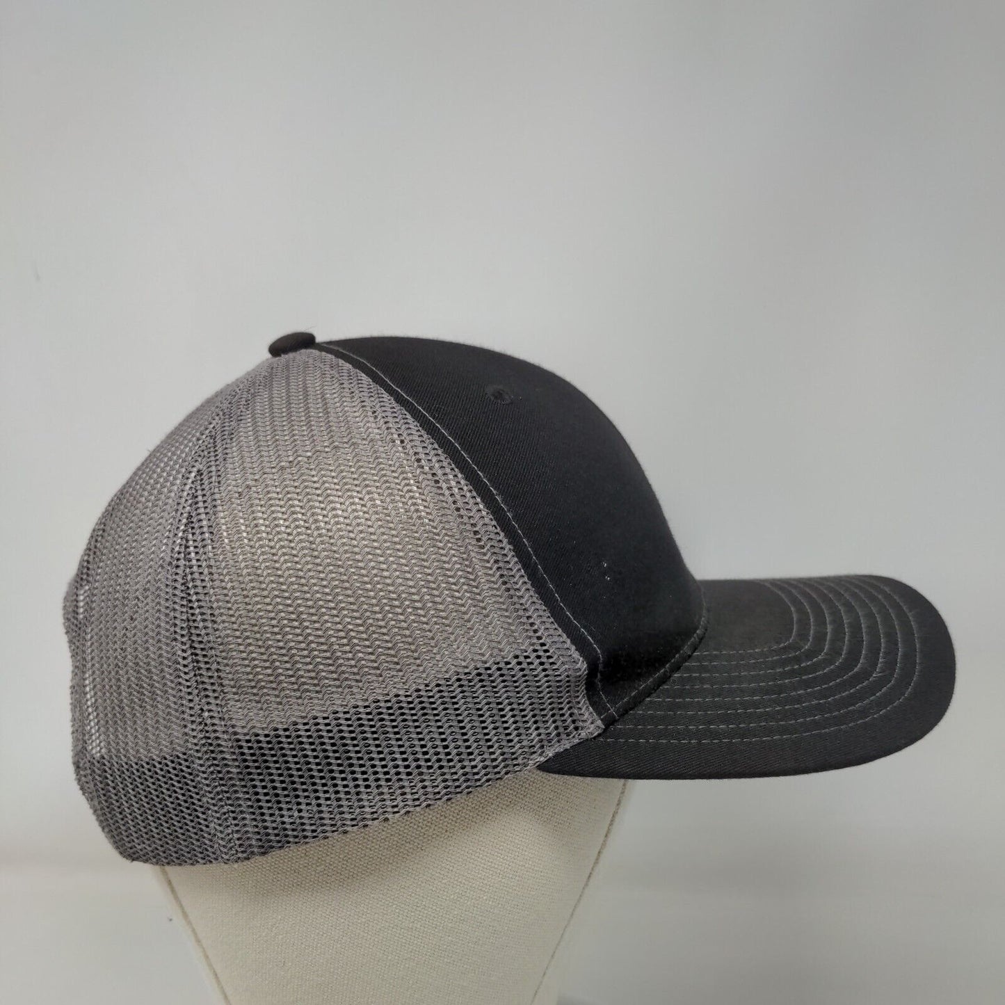 Bajason Growers Snapback Trucker Hat Black OS Embroidered Mesh Back Richardson