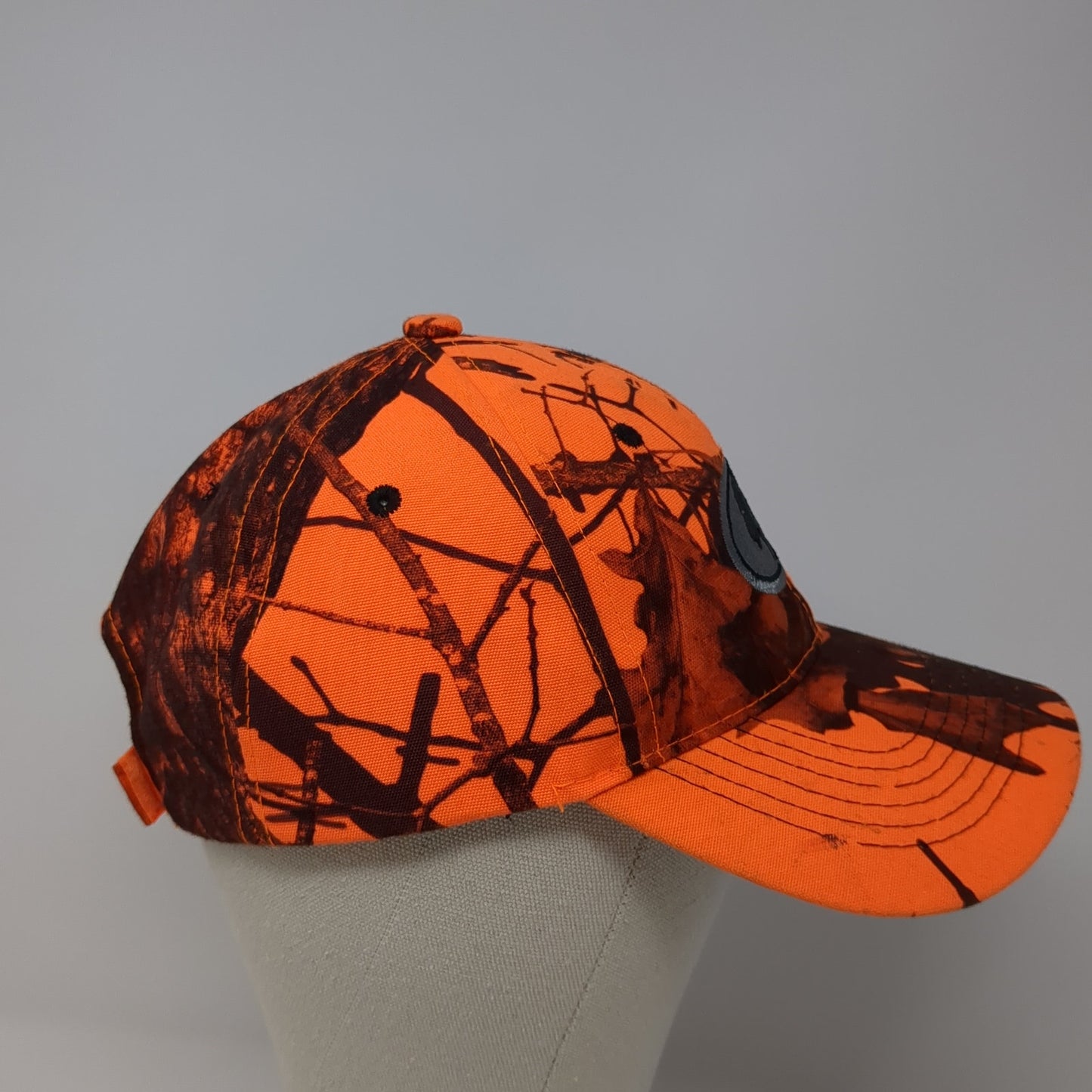 Mossy Oak Logo Strapback Hat Multi One Size Adjustable Camo Hunting