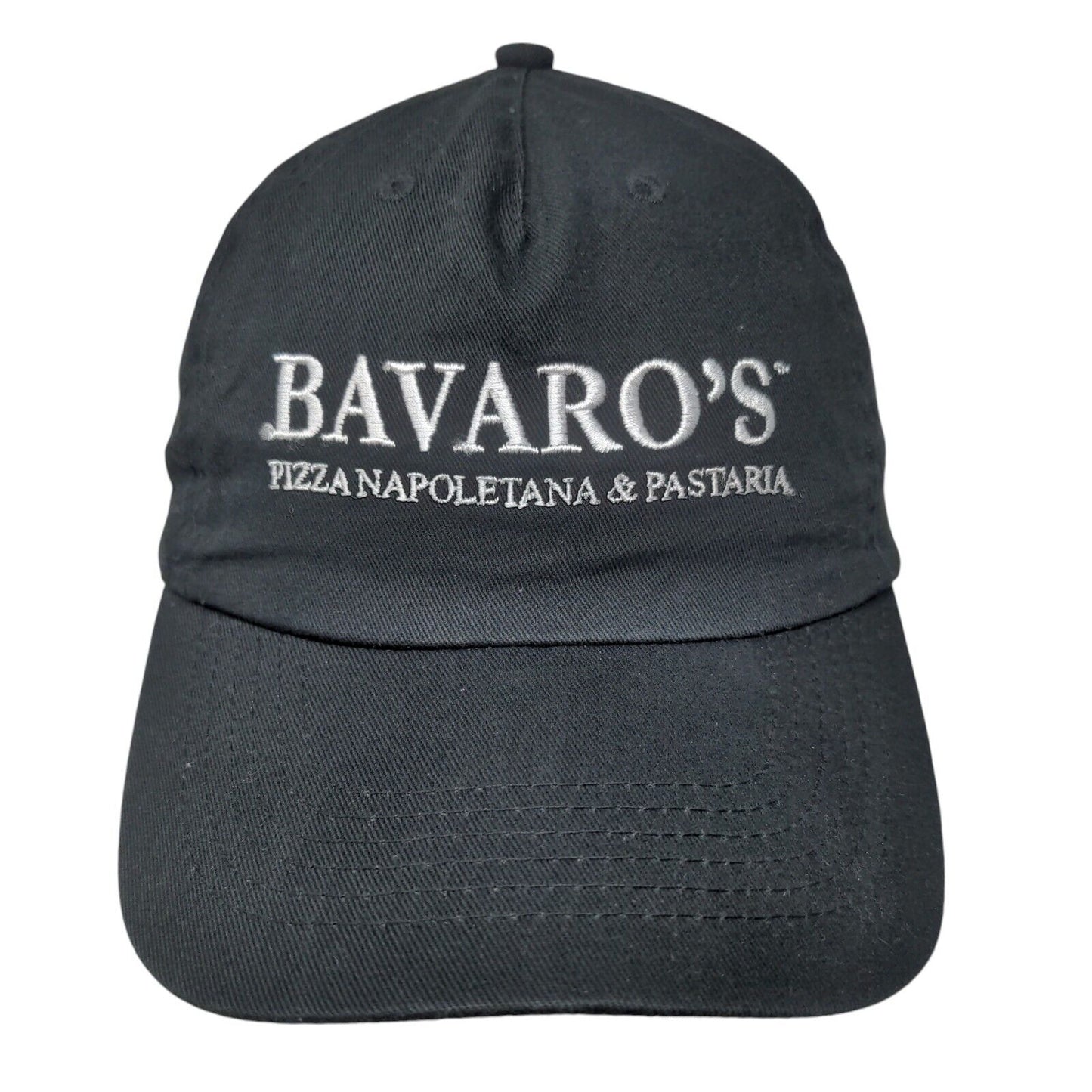 Bavaro's Pizza Napoletana & Pastaria Strapback Hat Black OSFA 6 Panel Hit Wear