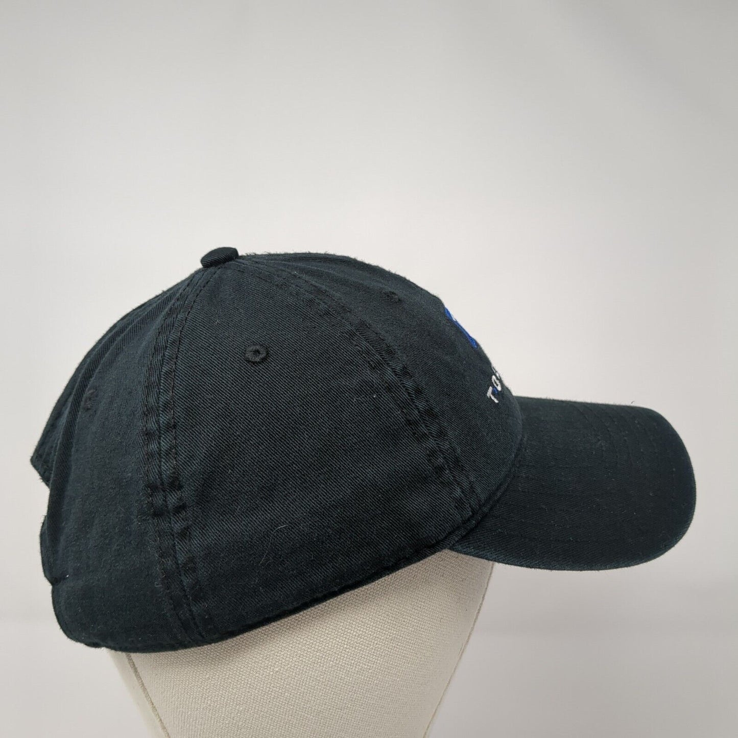 T-O Engineers Slideback Hat Black One Size Adjustable Embroidered Otto