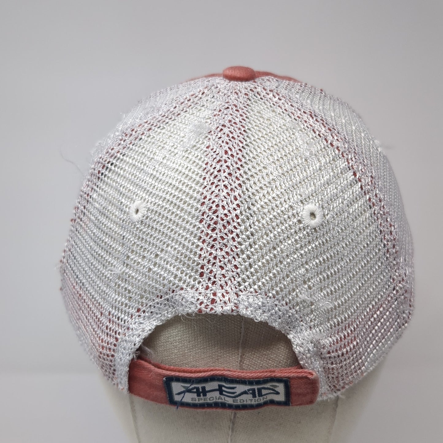 Maui Hawaii Patch Strapback Trucker Hat Red One Size Mesh Back Ahead