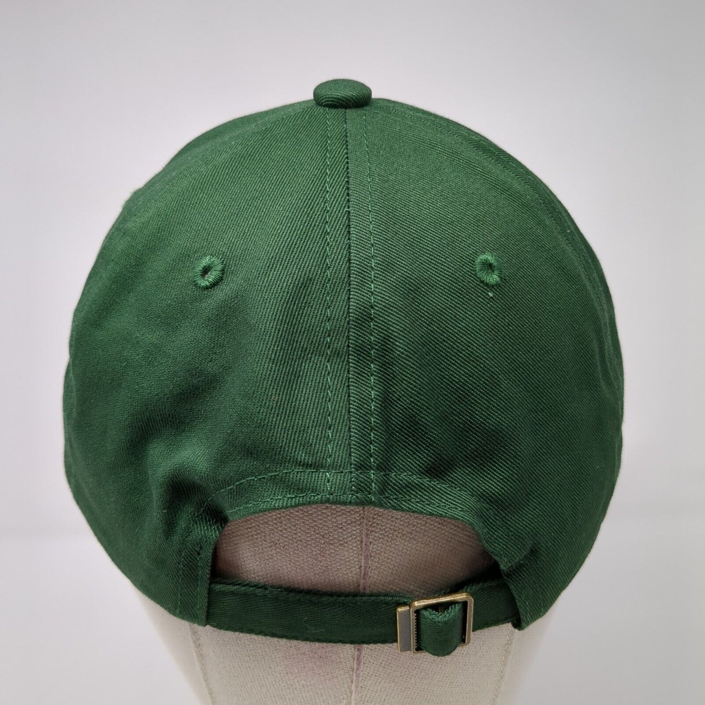 Gruns Slideback Hat Green One Size Adjustable Embroidered 6 Panel