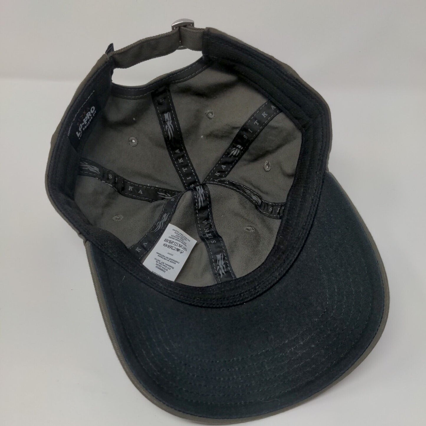 Sitka Slideback Hat Brown OSFA Low Profile Fit Adjustable Embroidered 6 Panel