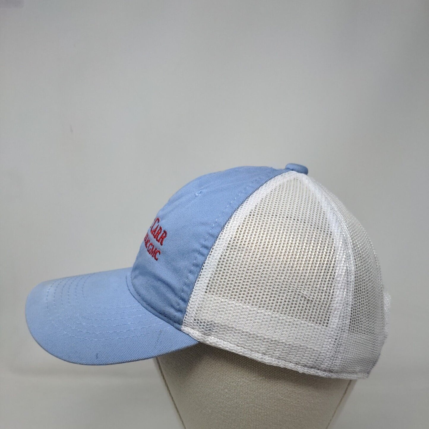 George Carr Buick Cadillac GMC Strapback Trucker Hat Blue OSFM Mesh Back