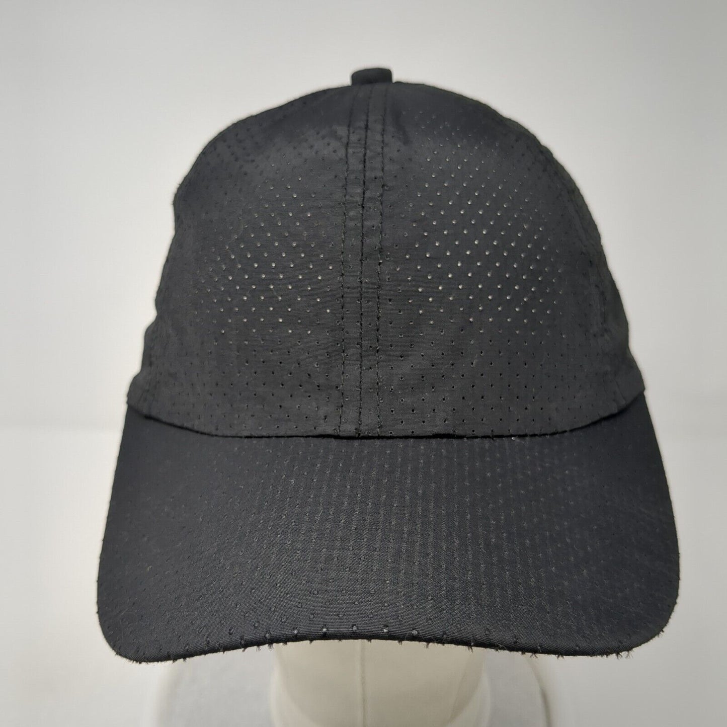 Unbranded Slideback Hat Black One Size Adjustable Breathable 6 Panel Blank