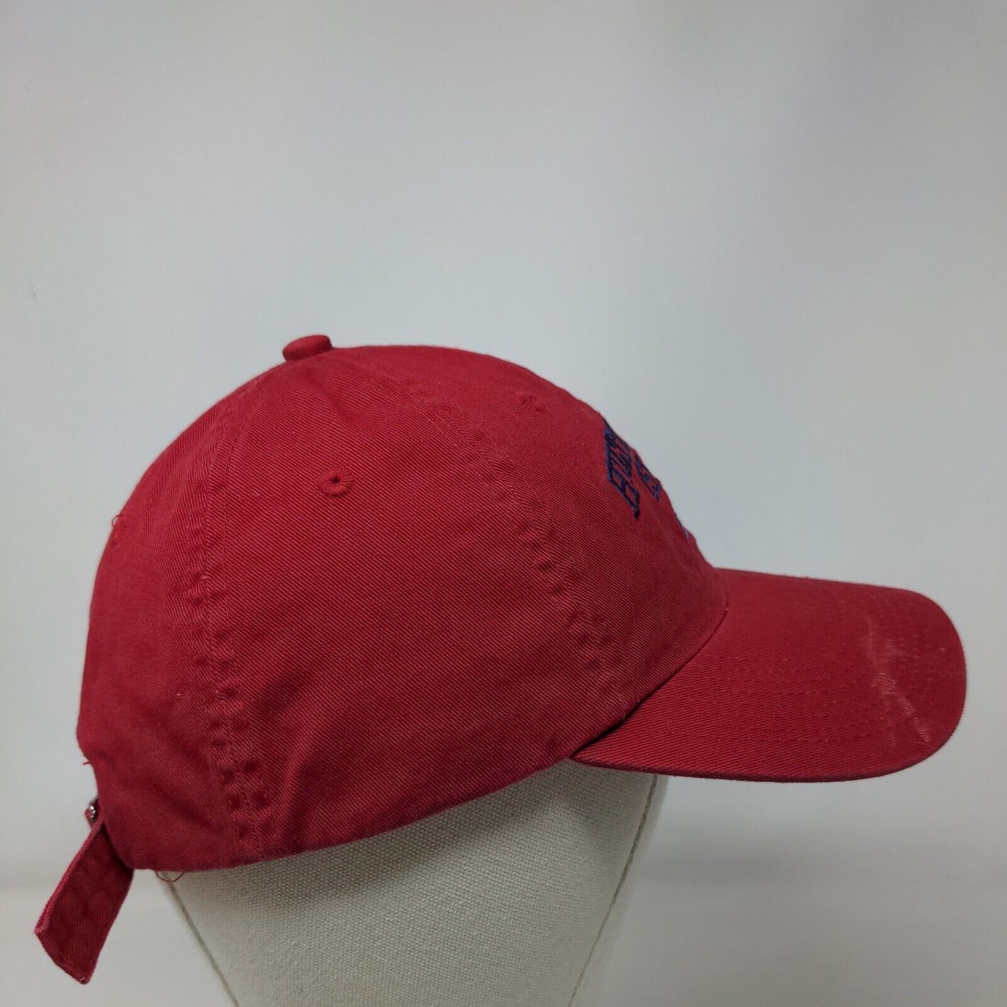 Hilton Head Island Slideback Hat Red One Size Embroidered Perrin