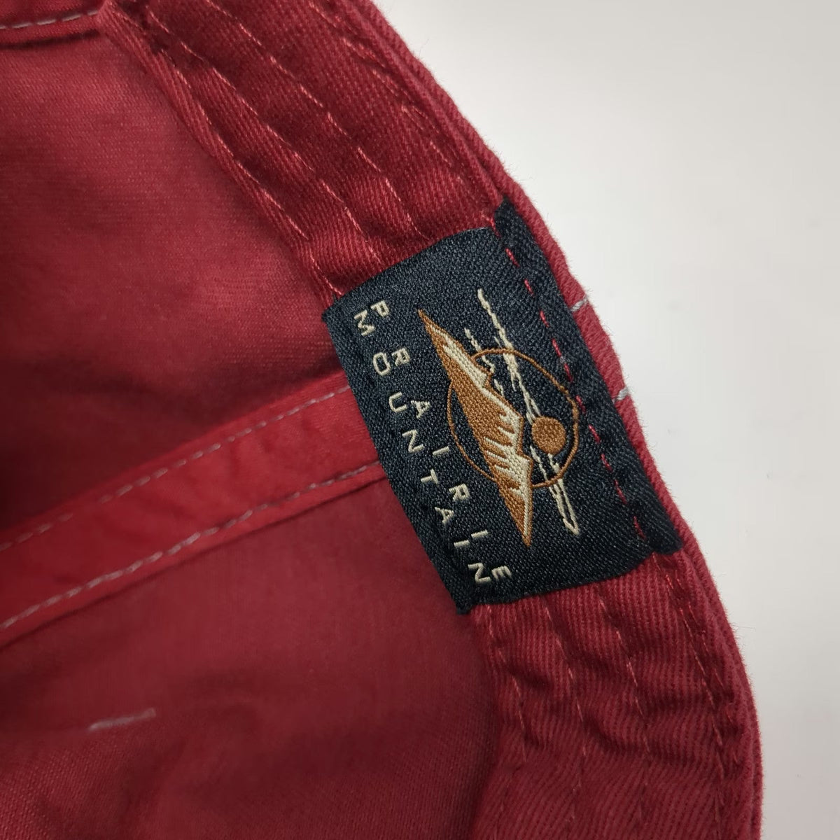 Prairie Mountain Lake George New York Anchor Red Baseball Cap One Size Slideback