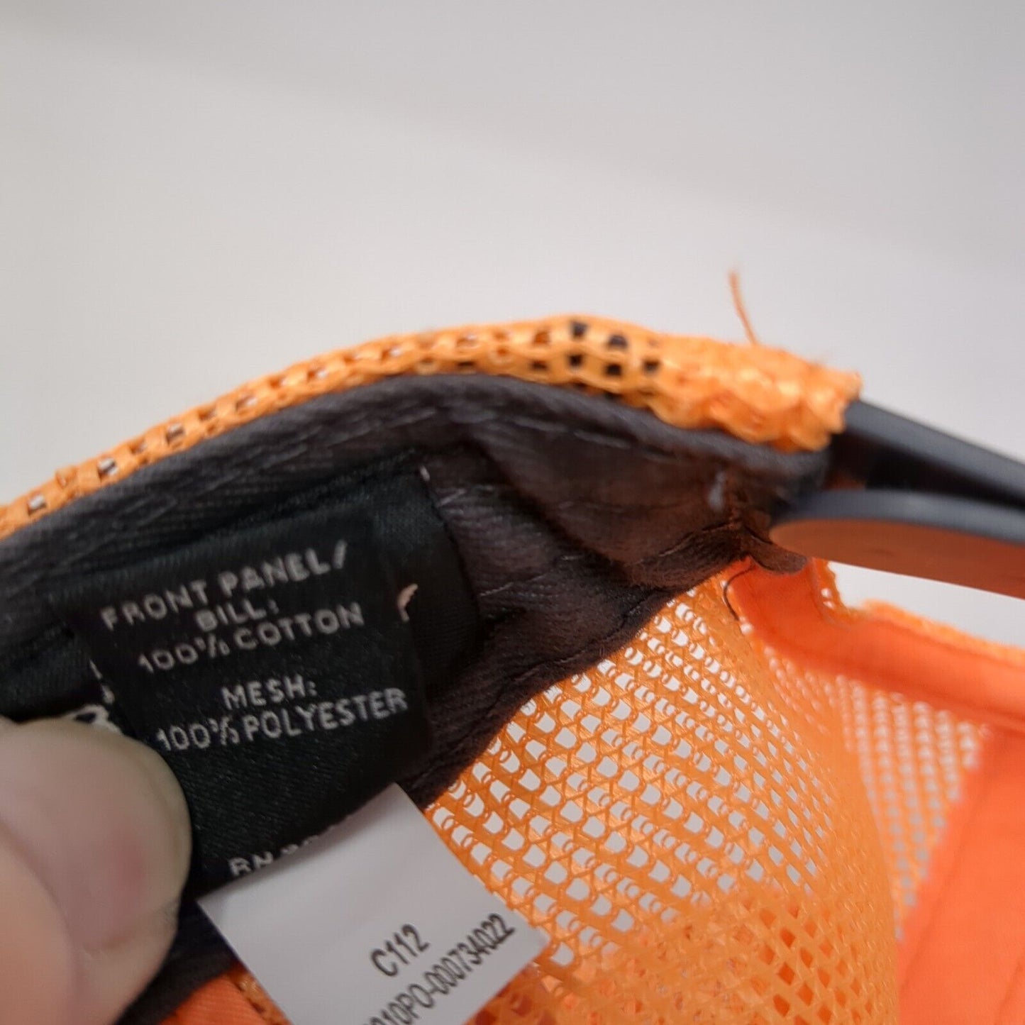 Letter M Snapback Mesh Back Trucker Hat Multi One Size Port Authority