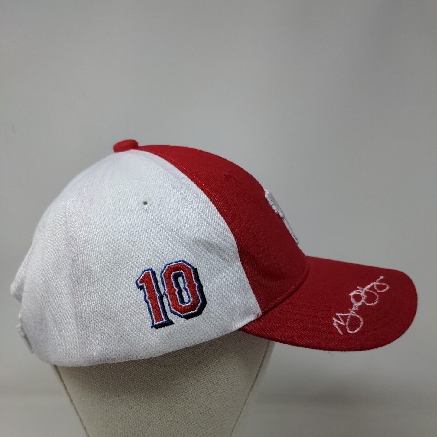 Coca Cola Mens Strapback Hat Multicolor Size OSFM Texas Rangers Embroidered Logo