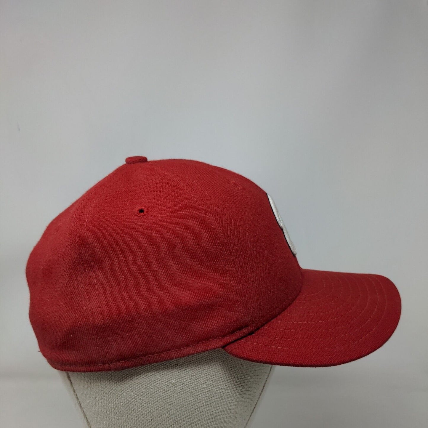 New Era Fitted Hat Washington Nationals Fitted Hat 7 1/8 Slim Fit Vintage USA