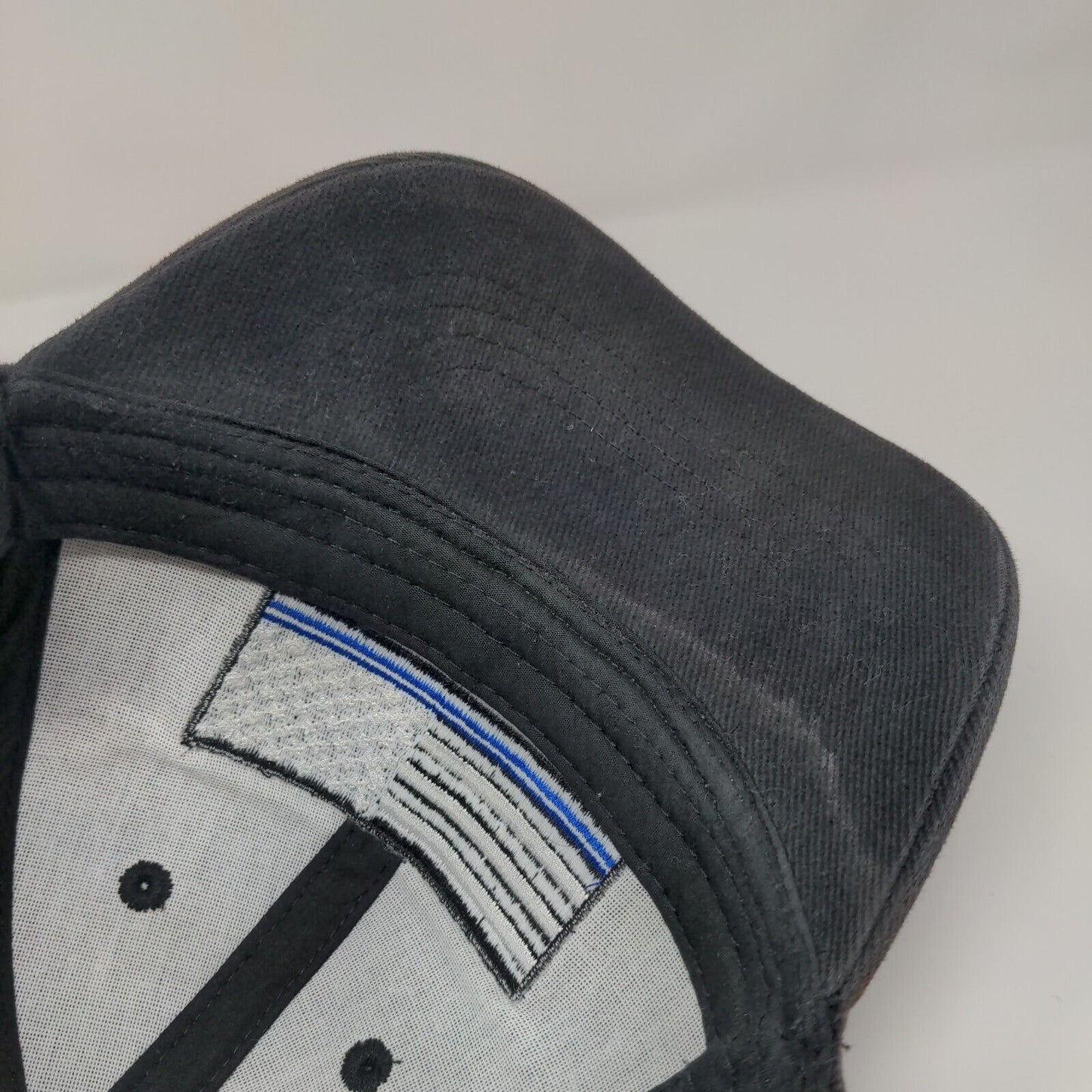 American Flag Honor Heroism Slideback Hat Black OSFA Patriotic Eagle Emblems