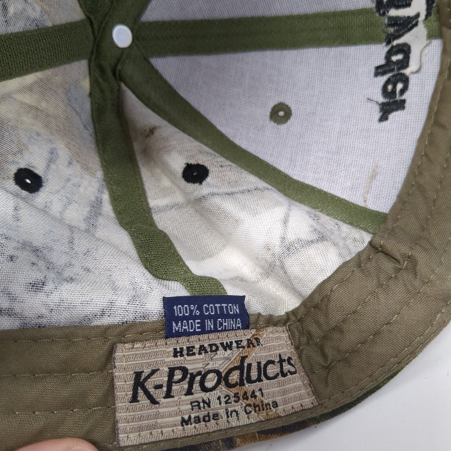 Ryder The Bob McKinley Memorial Golf Tournament Strapback Hat Camo OS K-Products